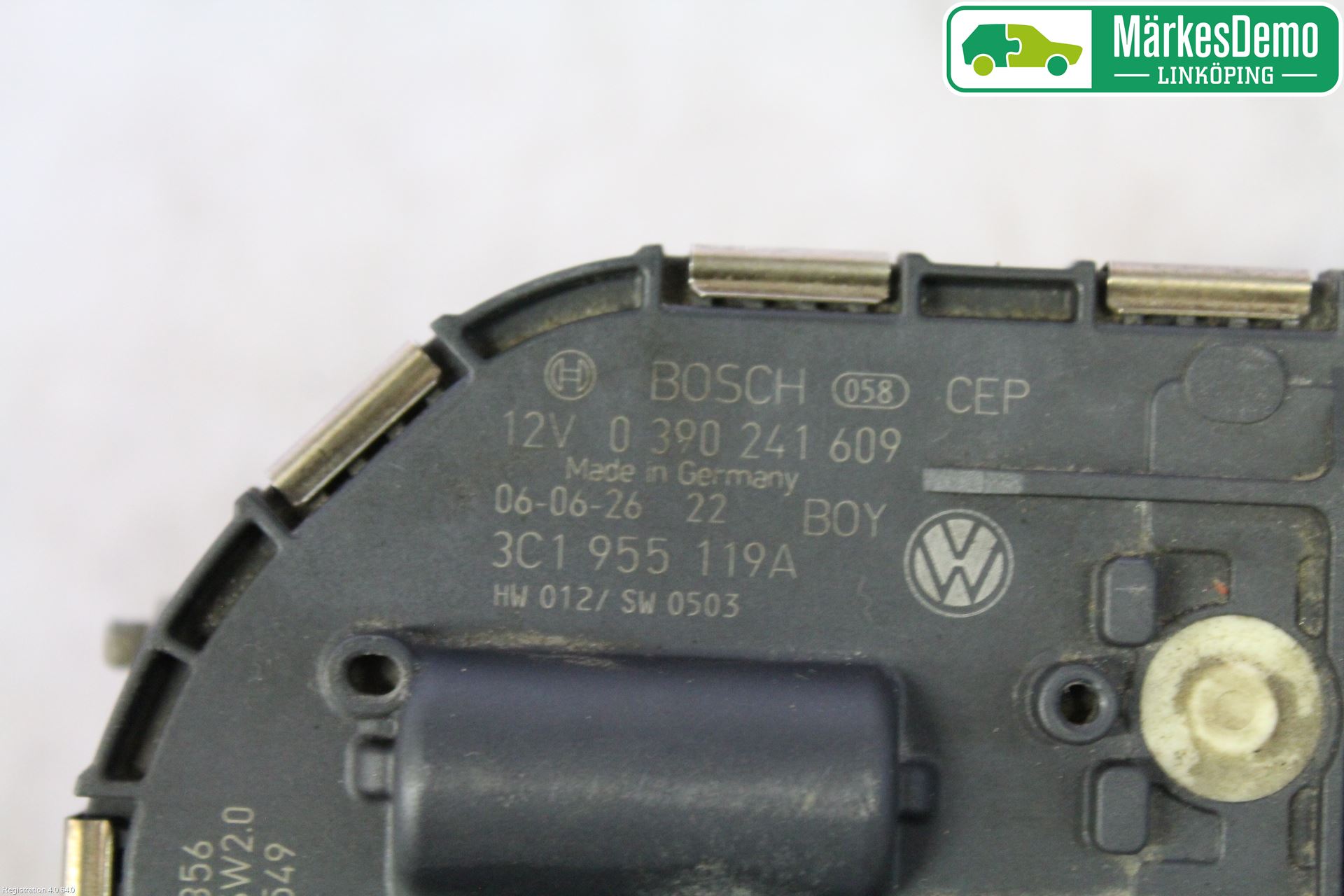 Volkswagen VW PASSAT 05-11 Torkarmotor Vindruta