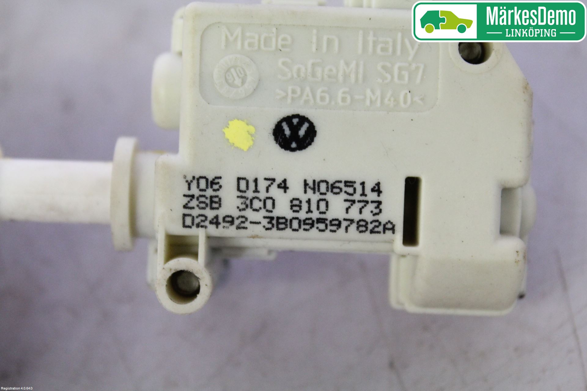 Volkswagen VW PASSAT 05-11 Centrallåsmot Tanklucka