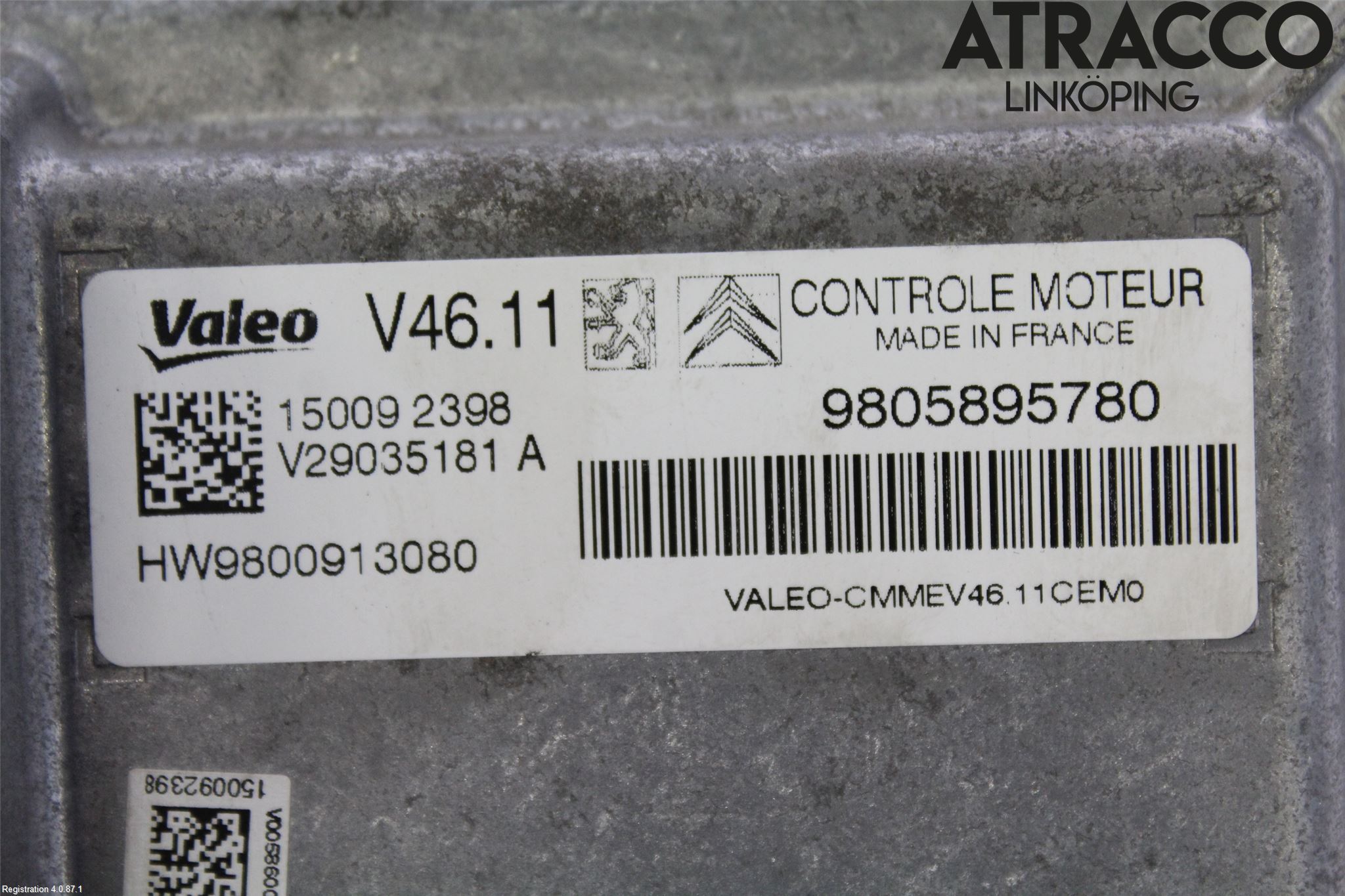 Peugeot 208 12-15 Styrenhet Insprut Bensin