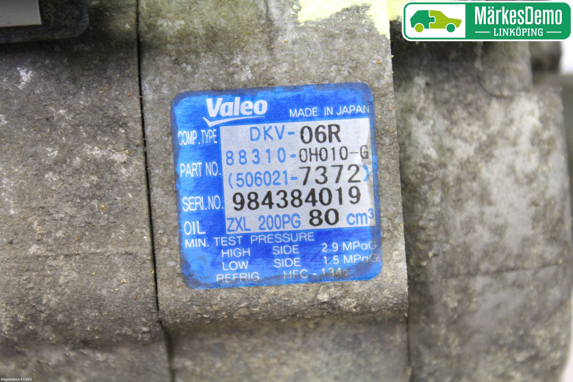 Citroen C1 06-13 Ac Kompressor