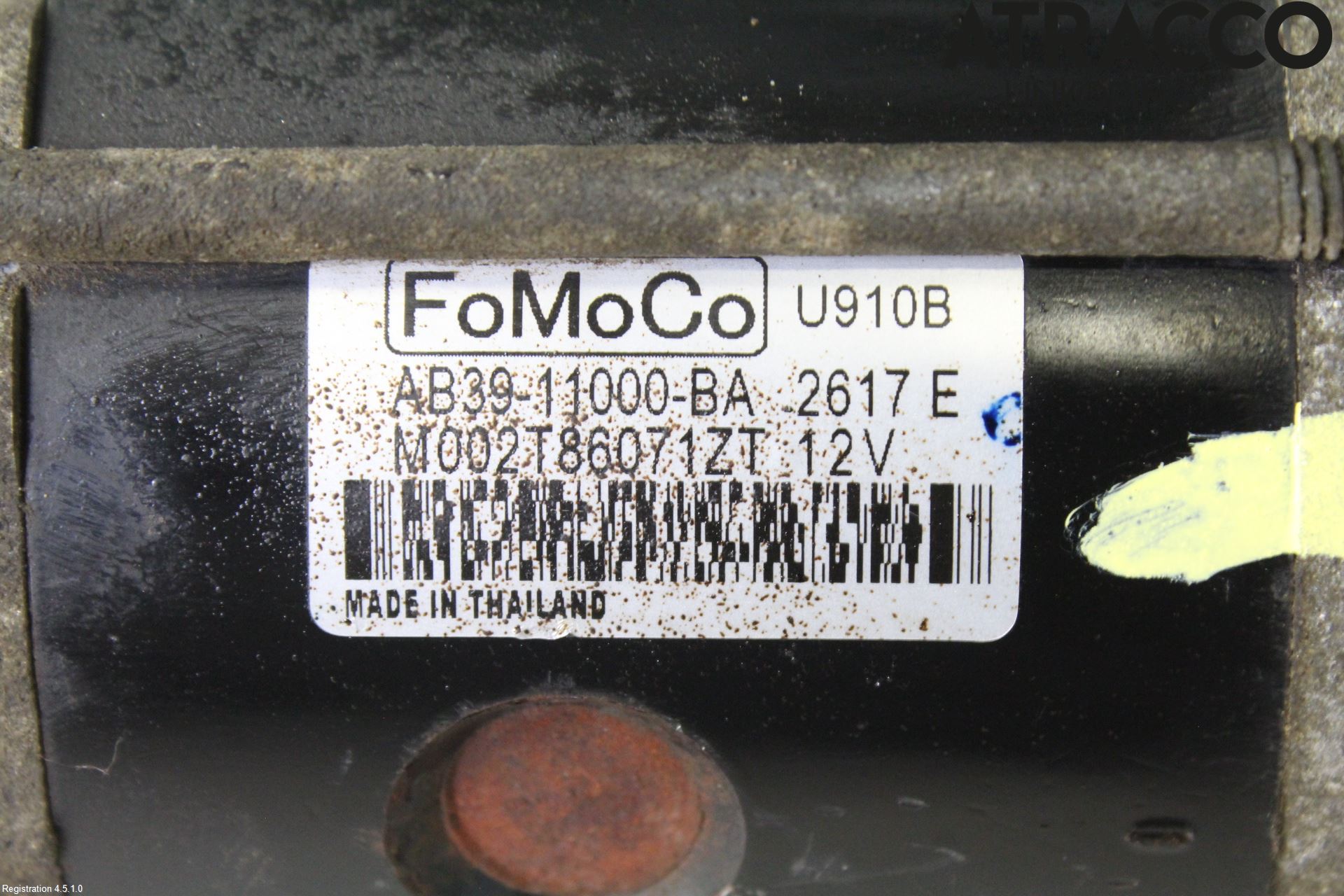 Ford RANGER EU 12-23 Startmotor Diesel