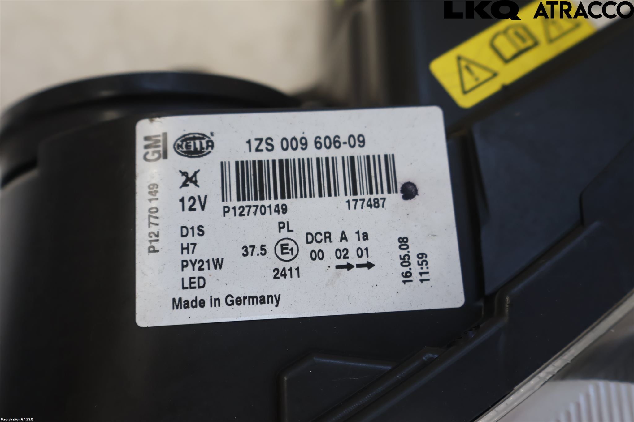 Saab 9-3 VER2/VER3 08-15 Strålkastare Vänster