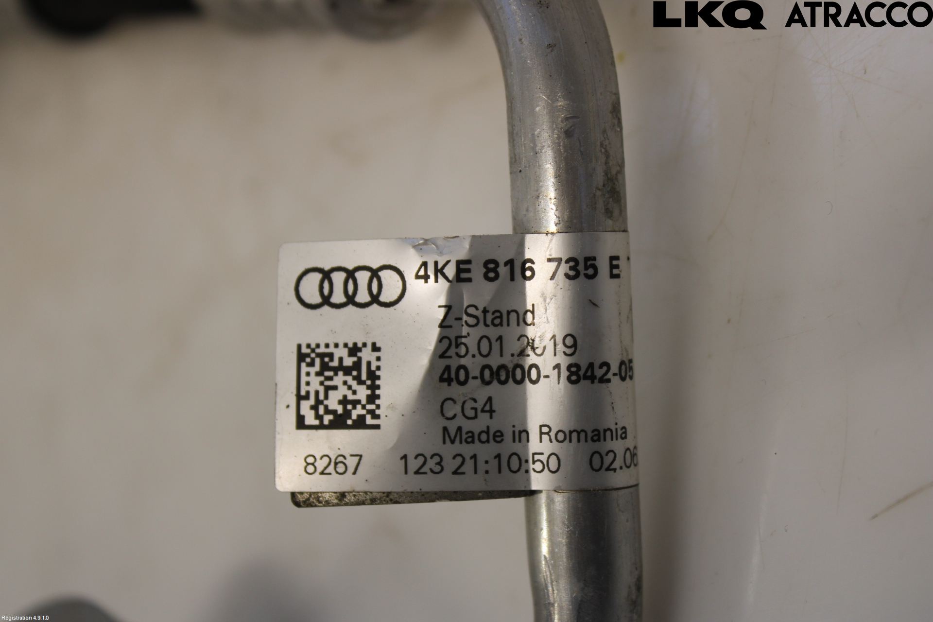 Audi E-TRON, S GE 19- Ac Slang-Rör