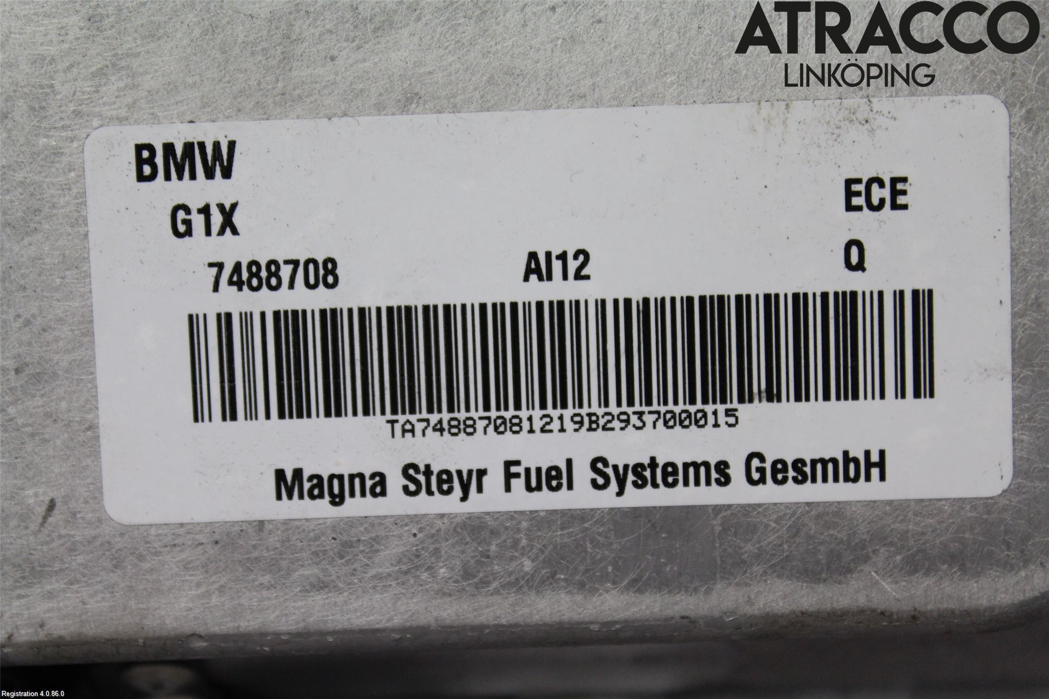 BMW 5 G30/G31/F90 17-23 Bränsletank Skyddsplåt