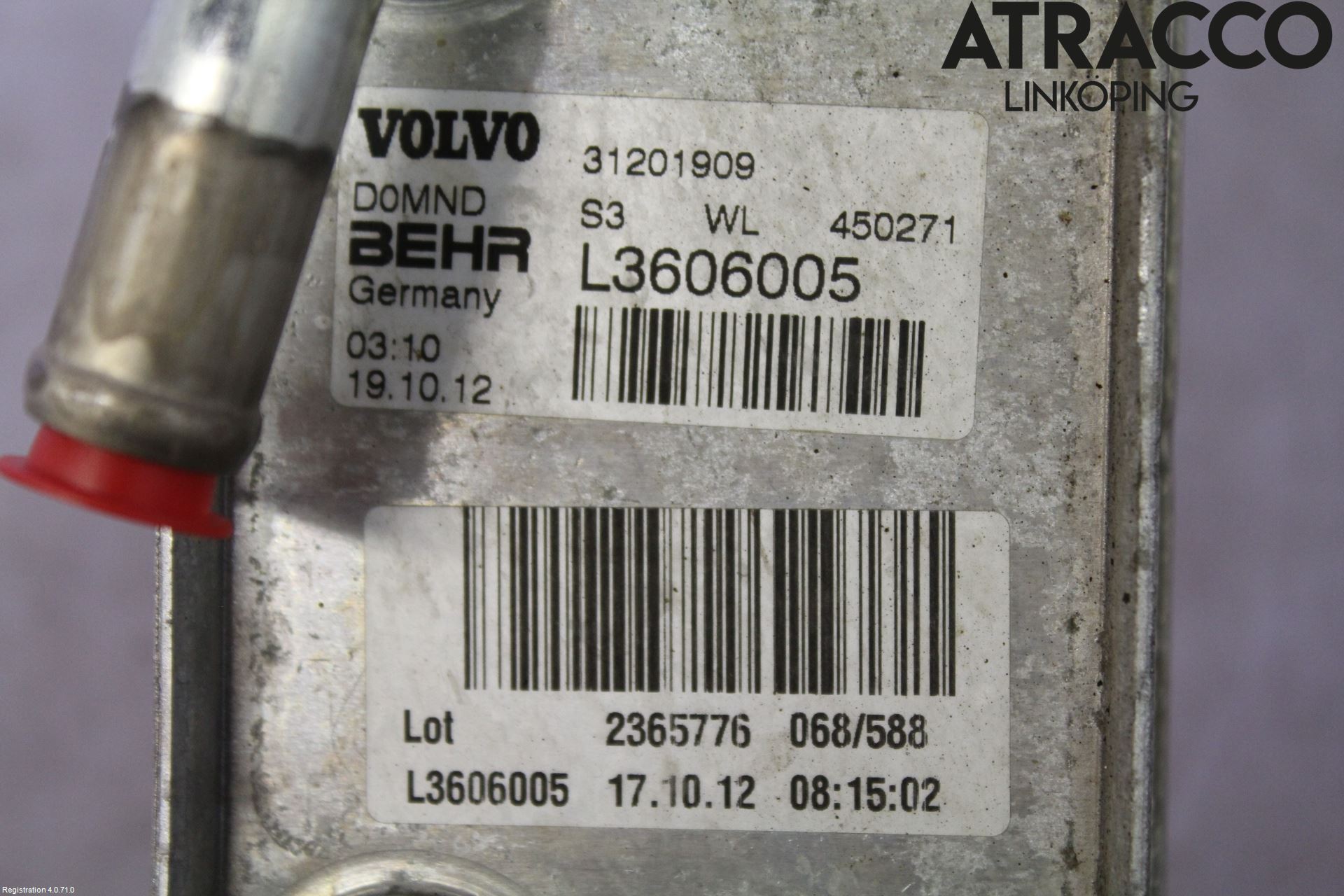 Volvo V40 12-19 Oljekylare Motor