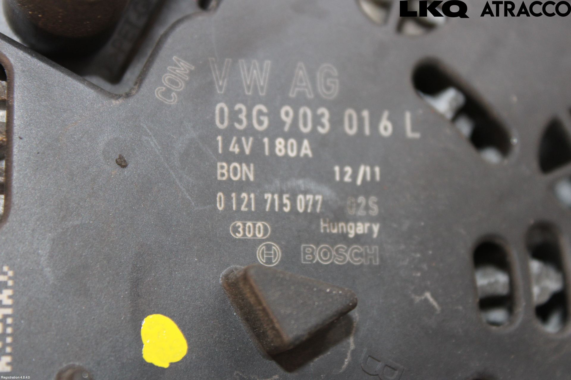 Audi A6/S6     05-11 Generator