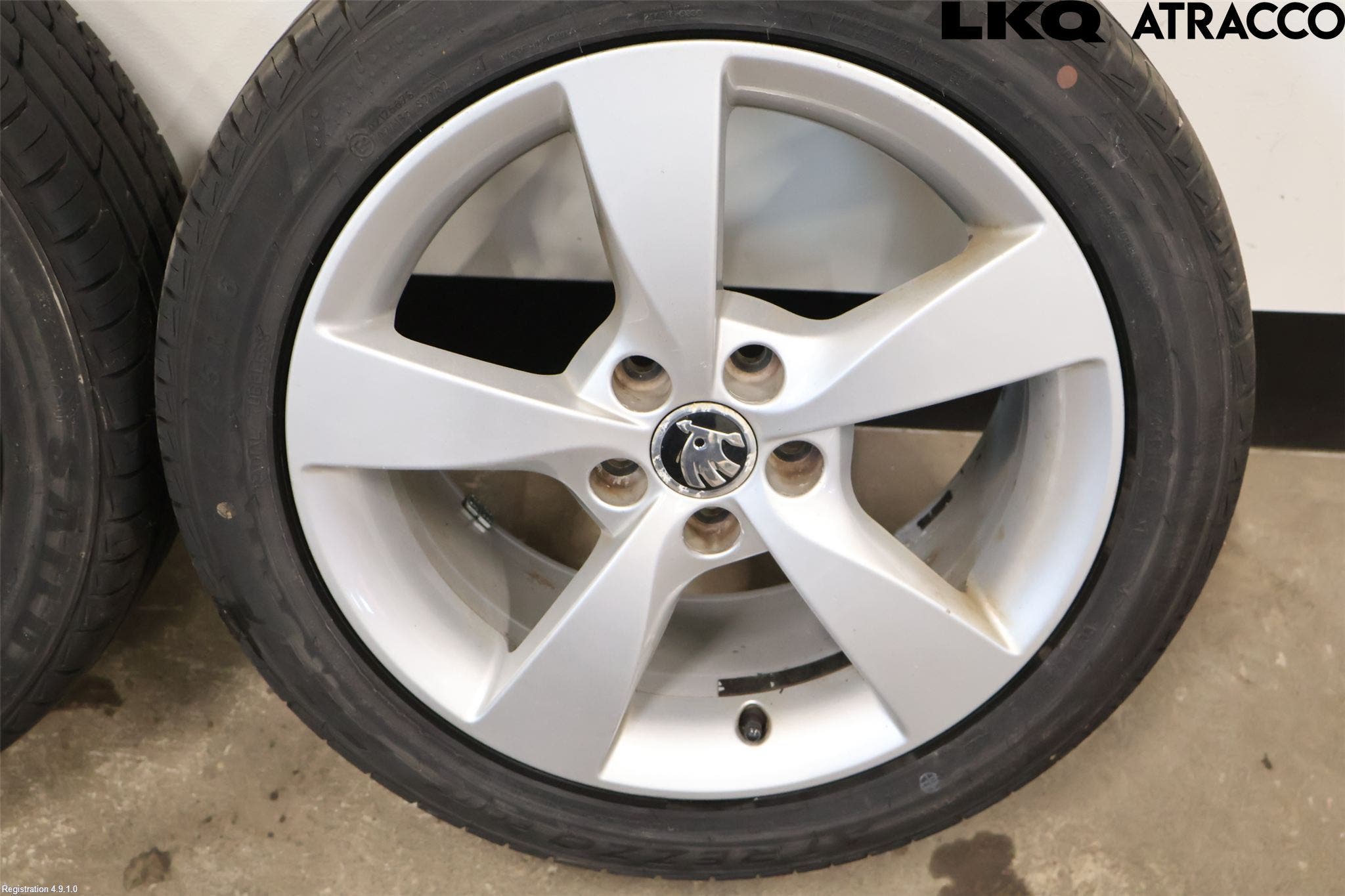 Skoda RAPID Sommardäck Alumfälg 4St