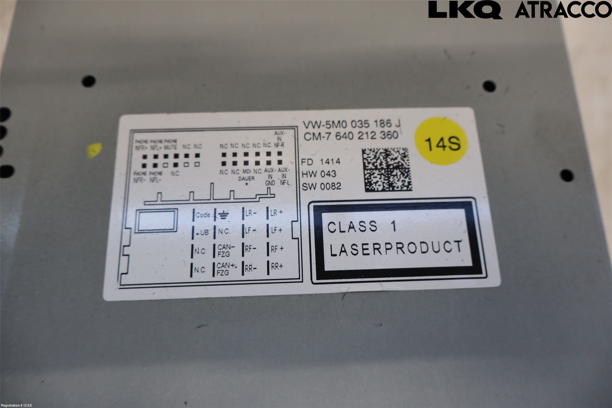 Volkswagen VW TIGUAN 07-16 Cd Radio - Multimediapanel