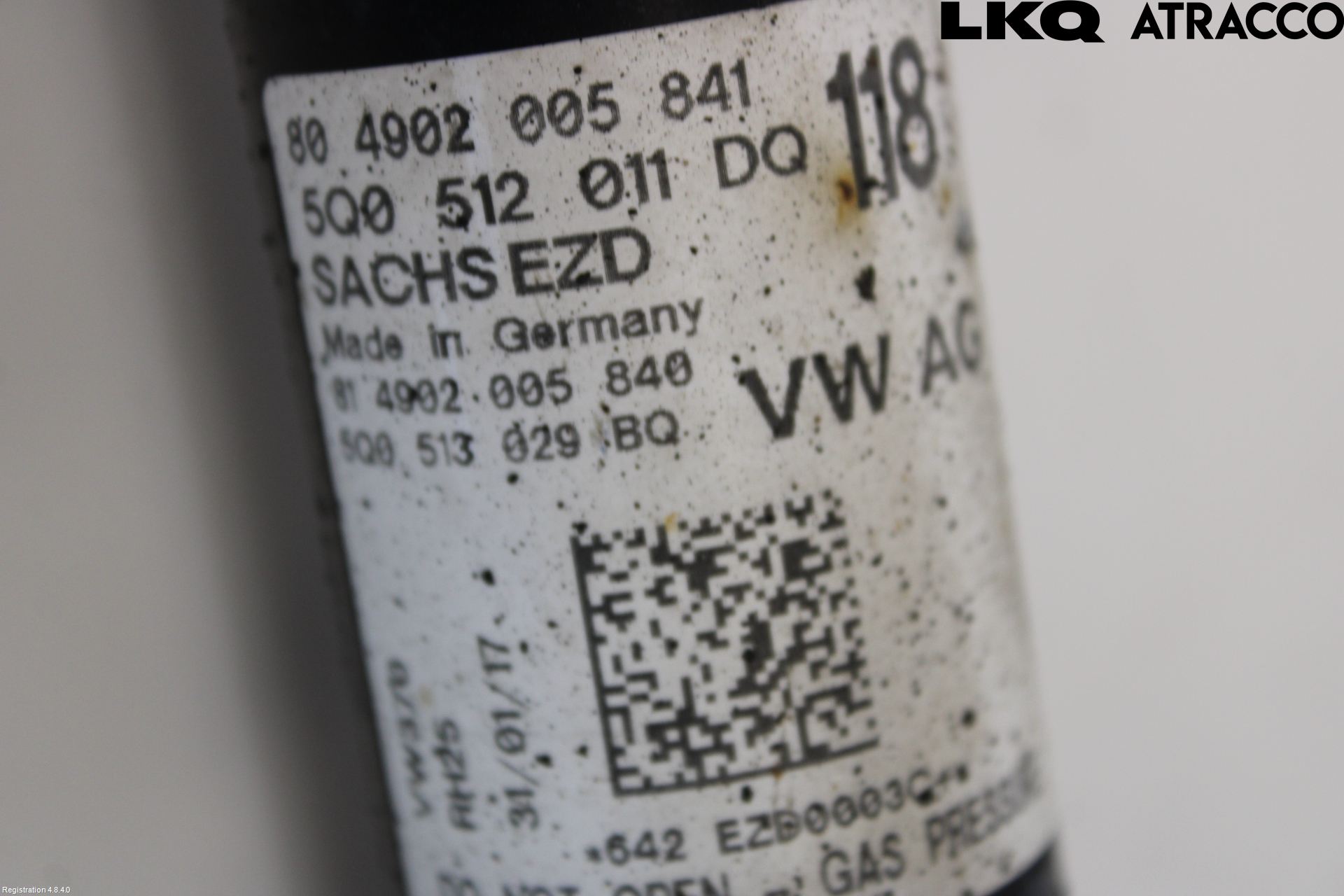 Volkswagen VW GOLF / E-GOLF VII 13-20 Stötdämpare Bak