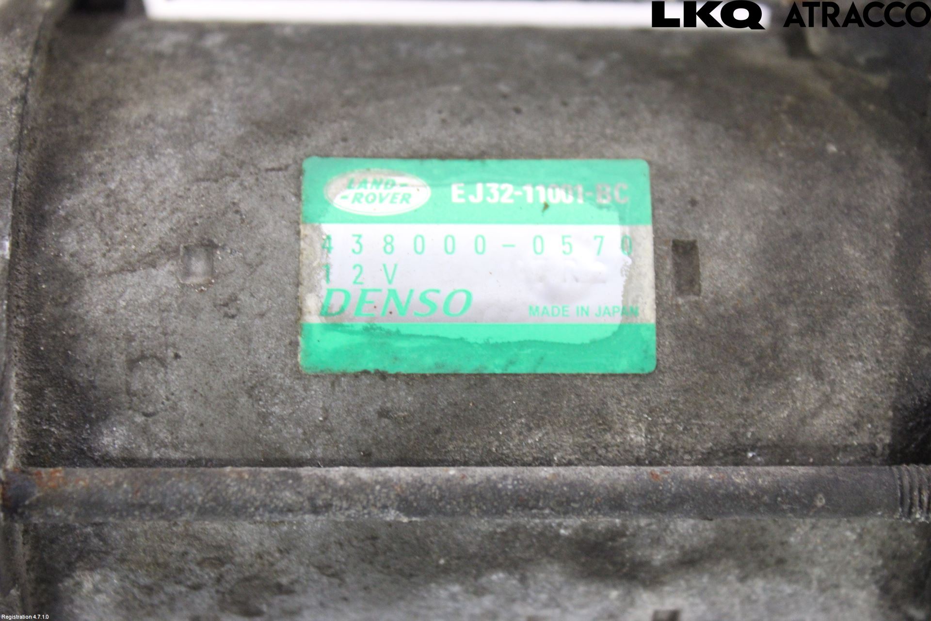 Landrover LAND ROVER RANGE ROVER EVOQUE (L538) 11-18 Startmotor