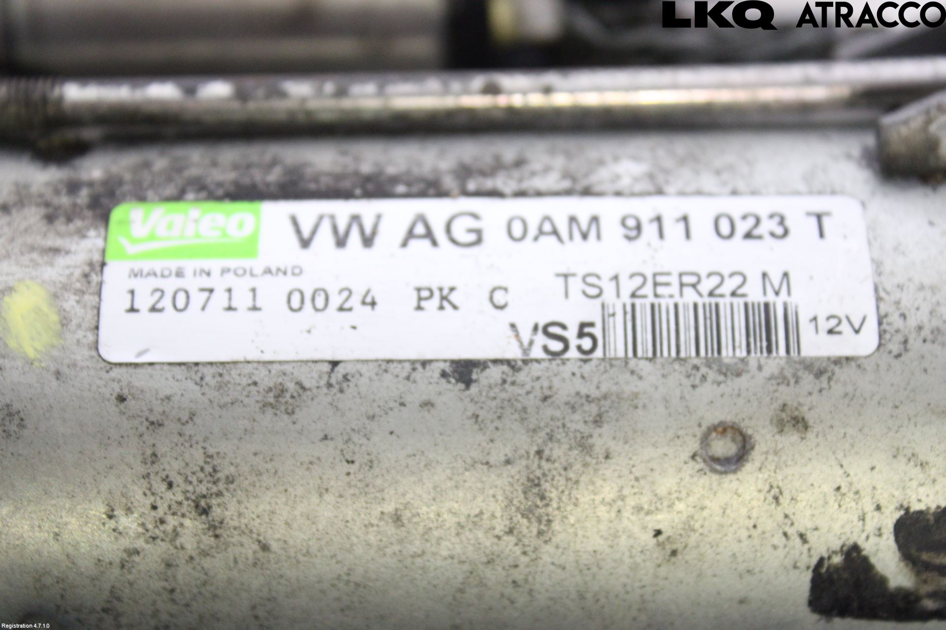 Volkswagen VW JETTA VI 11- Startmotor