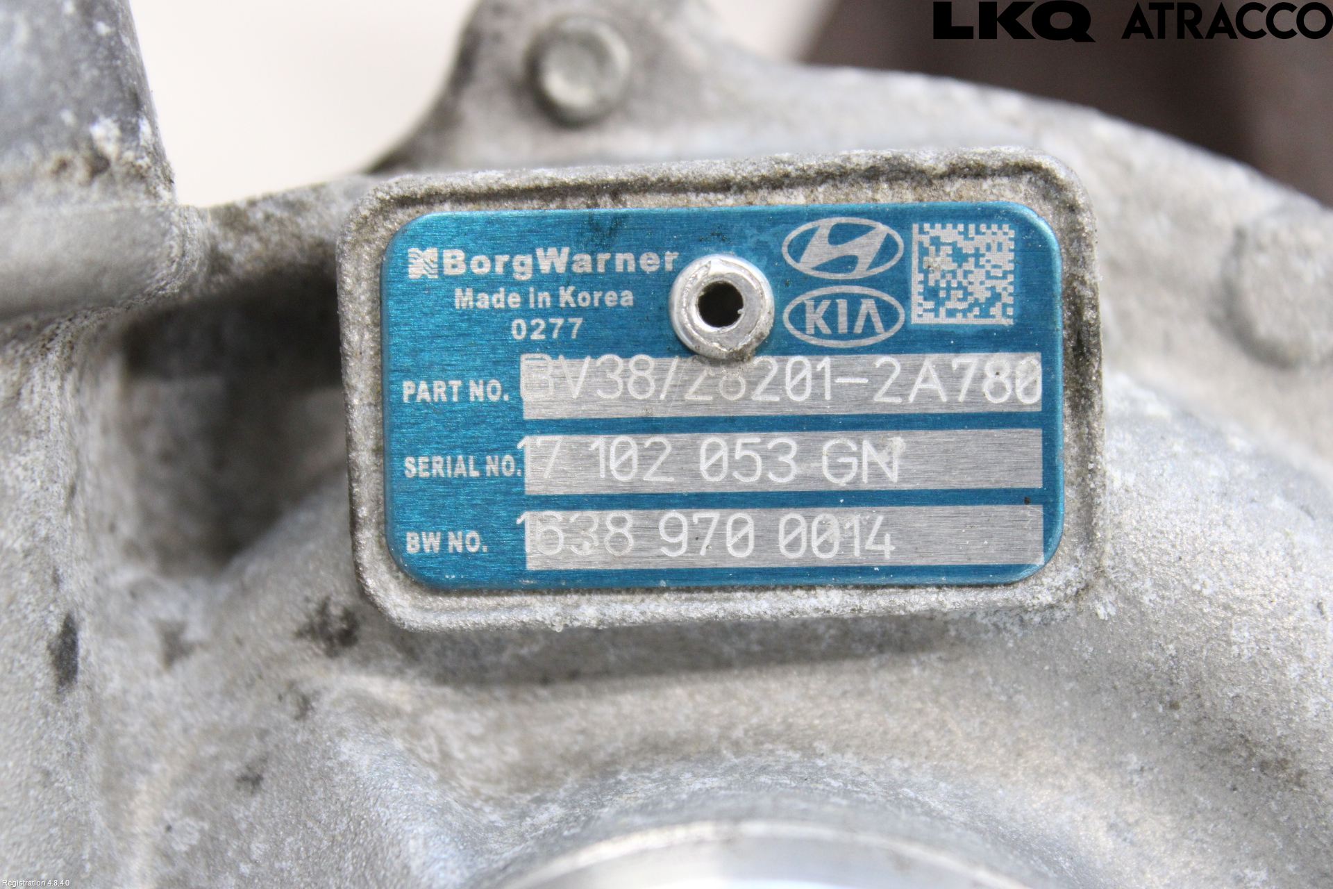 Kia CEED 12-18 Turboaggregat
