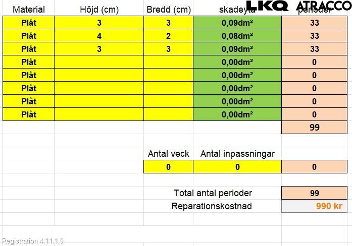 Hyundai i40 08-15 Dörr Fram Vänster