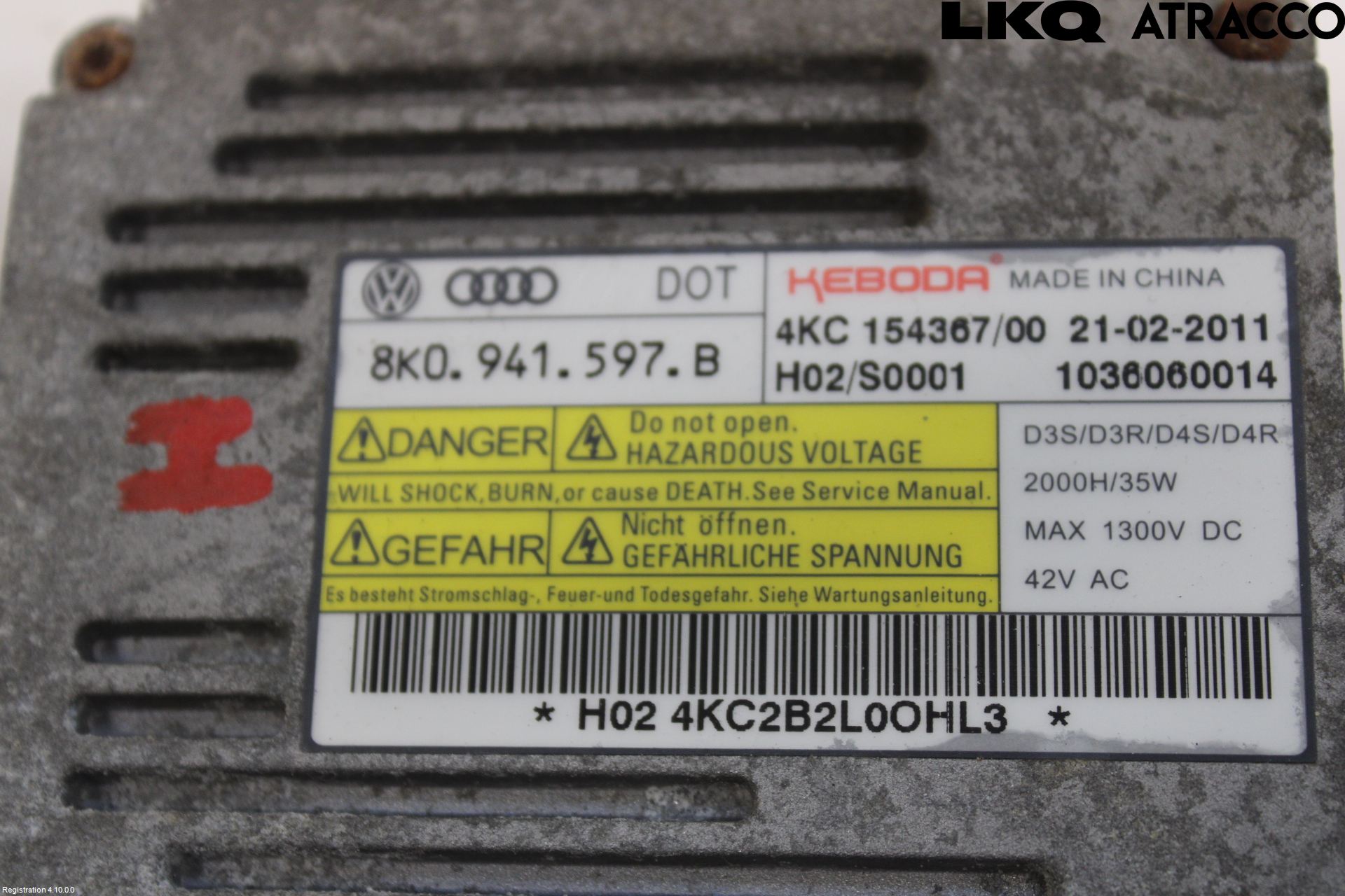 Volkswagen VW PASSAT 11-14 Styrenhet Strålkastare