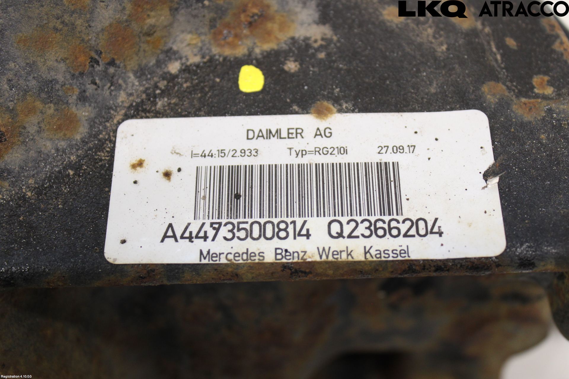 Mercedes-Benz MB VITO/V-KLASS (W640,W447,W448) 14- Bakväxel-Diff
