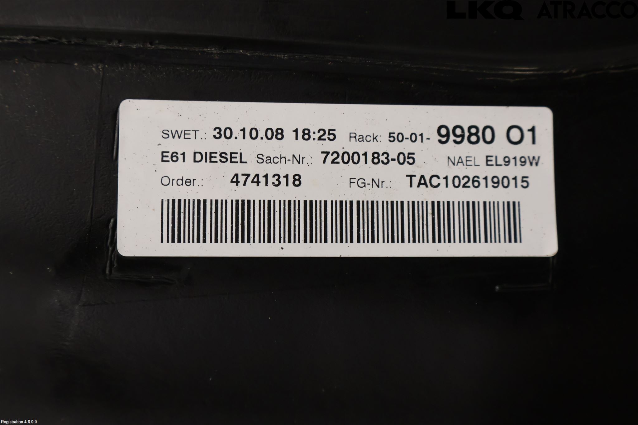 BMW 5 E60/61 Sed/Tou 02-10 Bränsletank Diesel