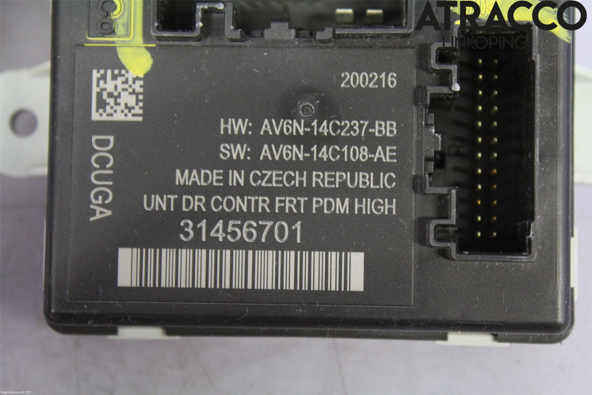 Volvo V40 12-19 Styrenhet Dörr