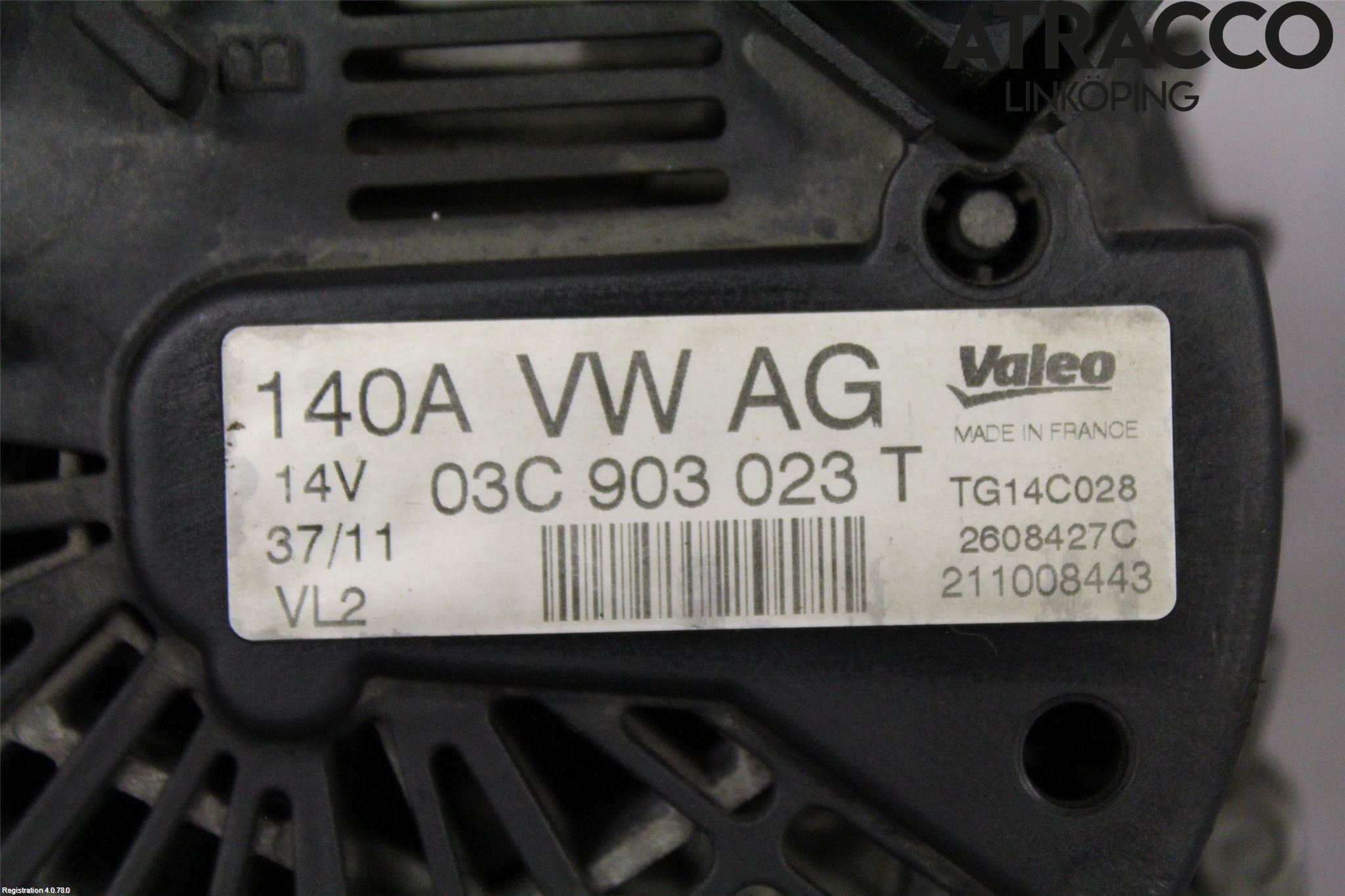 Volkswagen VW PASSAT 11-14 Generator