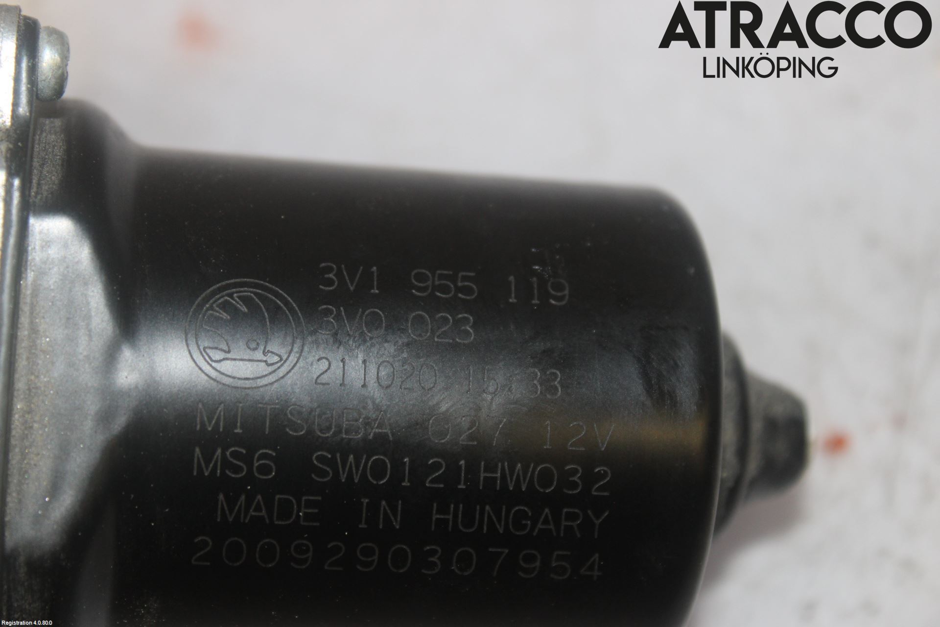 Skoda SUPERB 16-24 Torkarmotor Vindruta