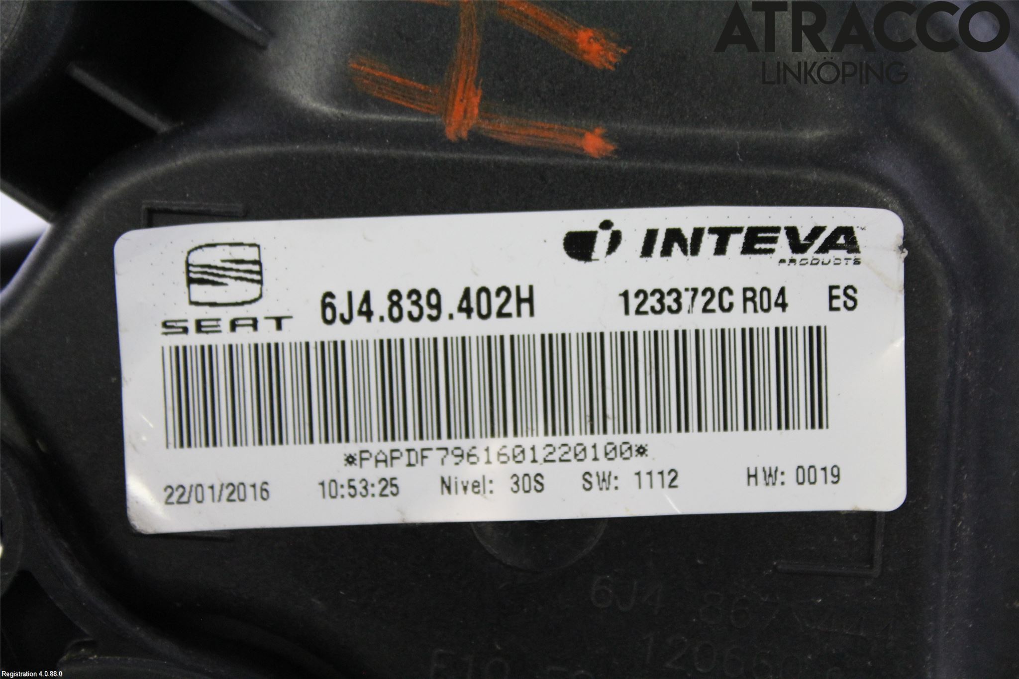 Seat IBIZA IV 08-16 Fönsterhissmekanism