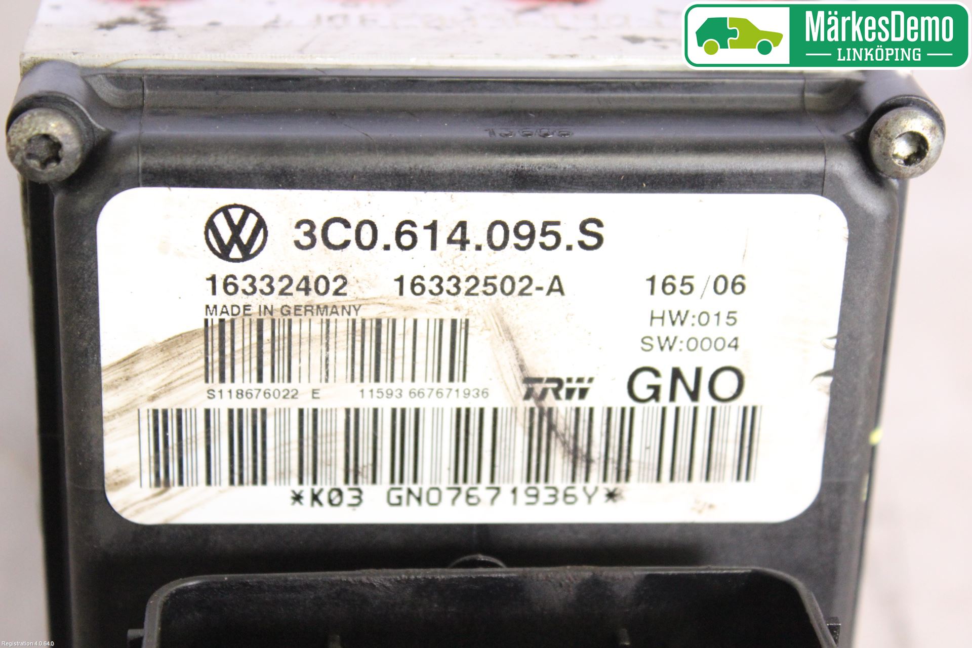 Volkswagen VW PASSAT 05-11 Abs Hydraulaggregat