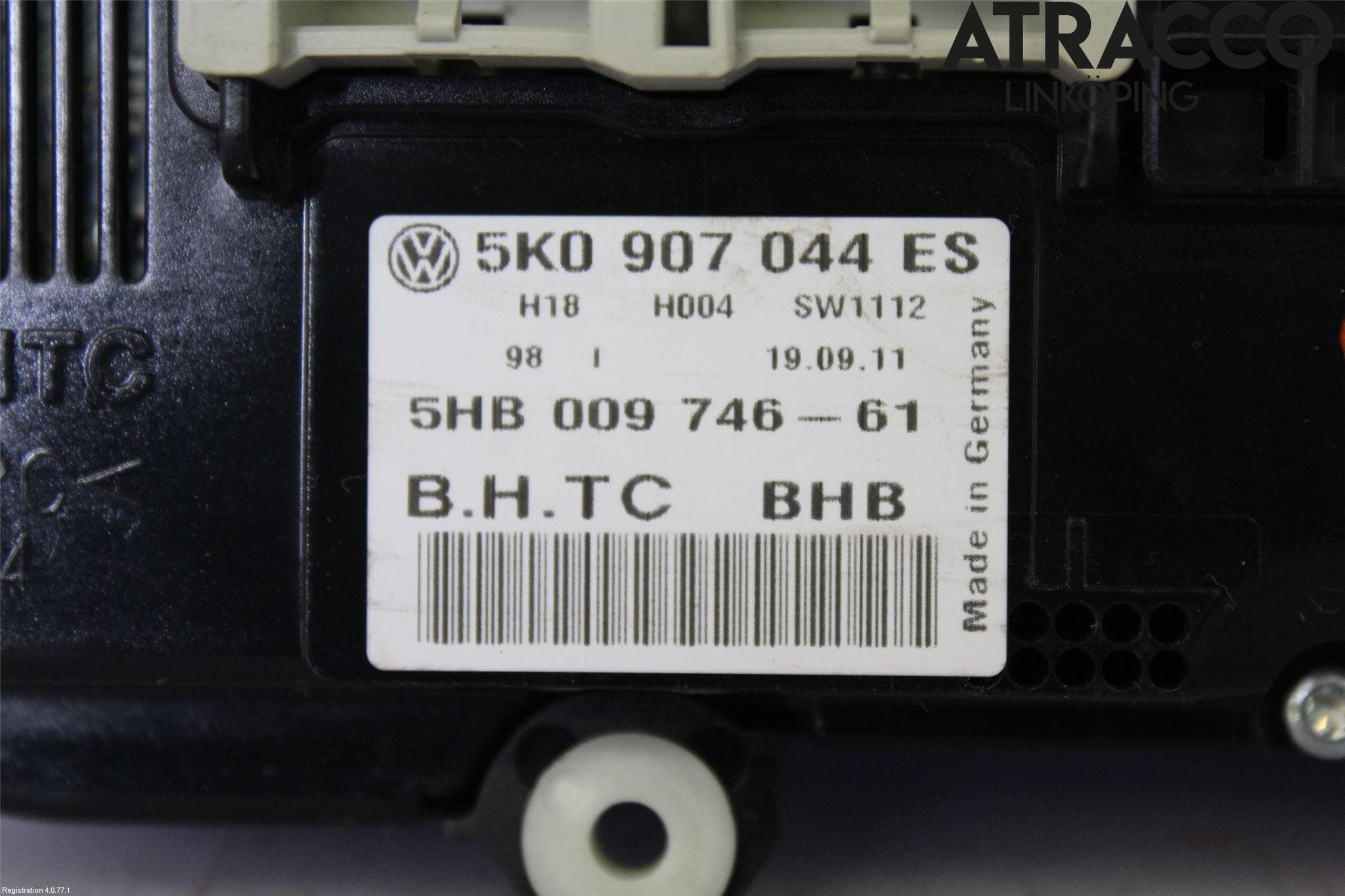 Volkswagen VW PASSAT 11-14 Ac Styrenhet Ac Manöveren