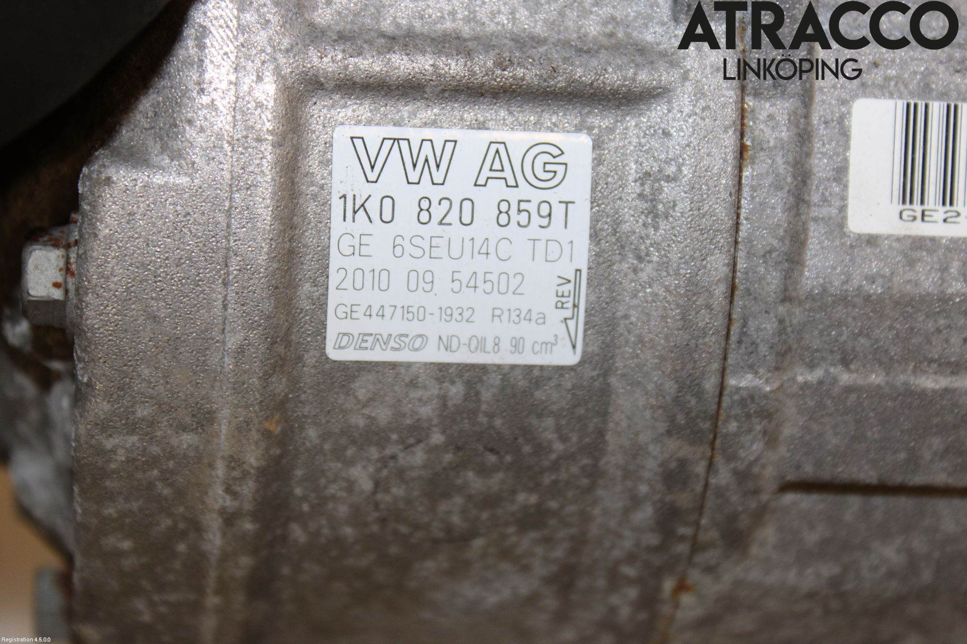 Volkswagen VW GOLF VI 09-13 Ac Kompressor
