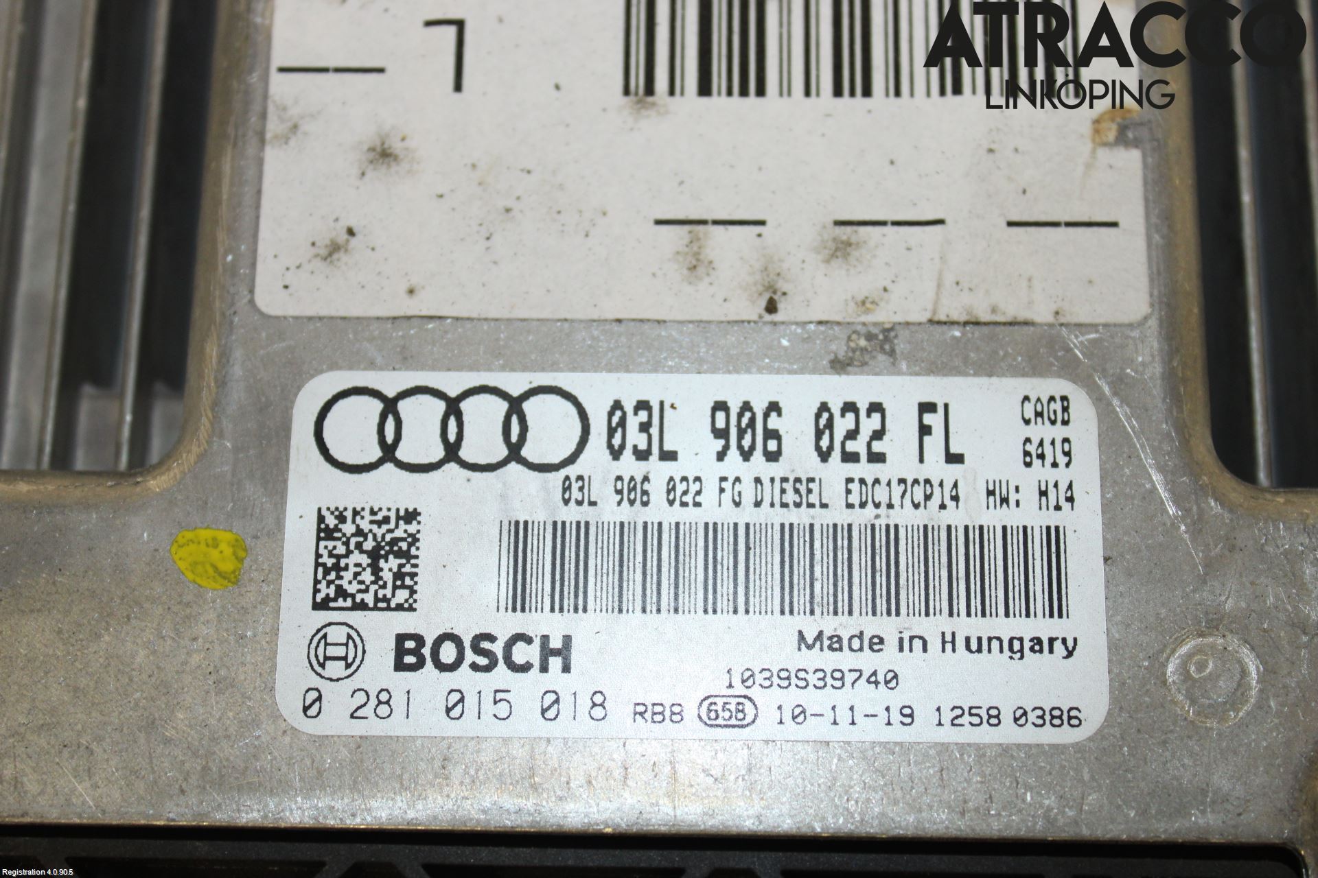 Audi A6/S6     05-11 Styrenhet Inspump Diesel