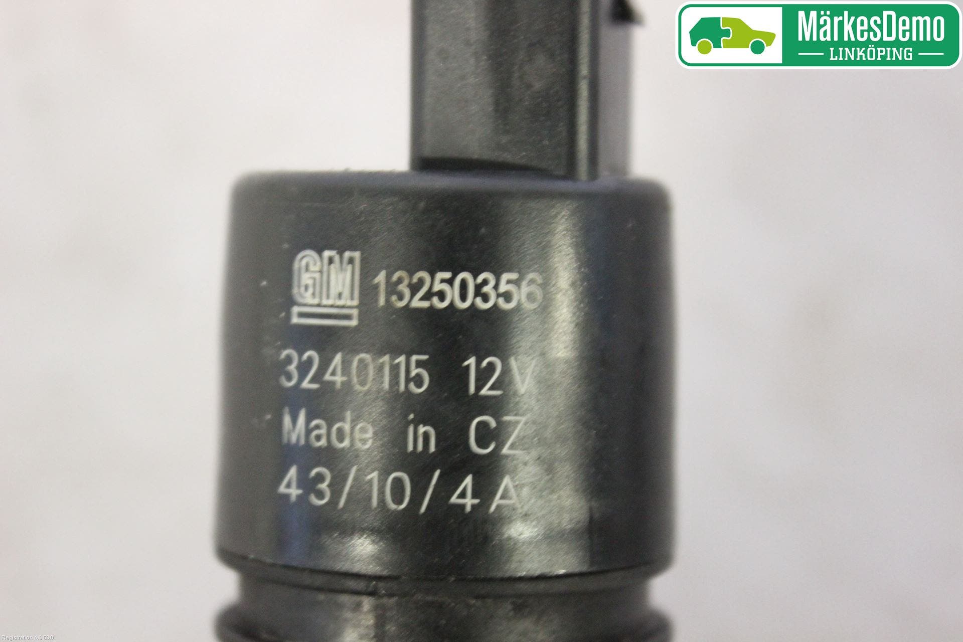 Saab 9-5 10-12 Spolarpump Vindruta