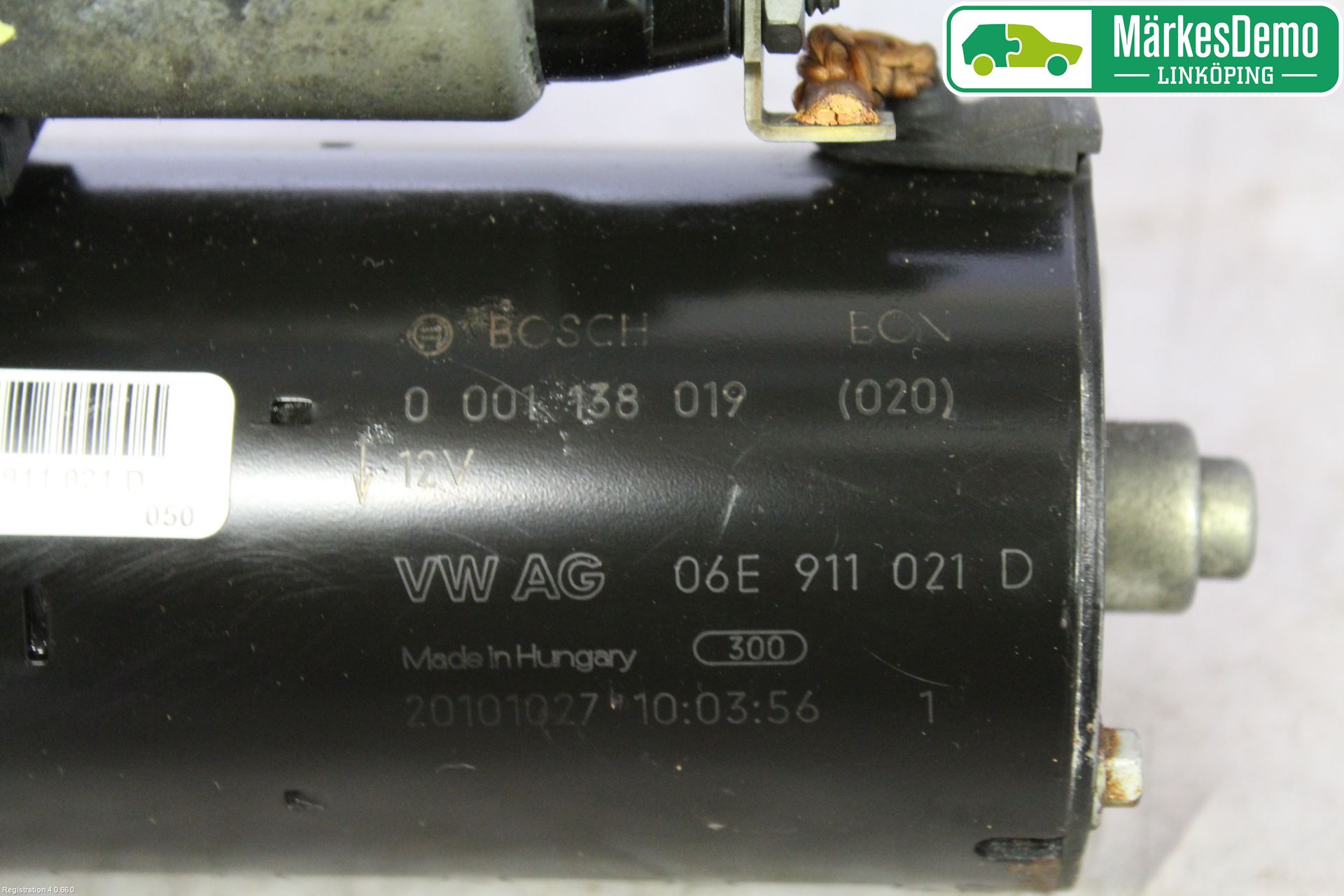 Audi A7/S7 4G 11-17 Startmotor