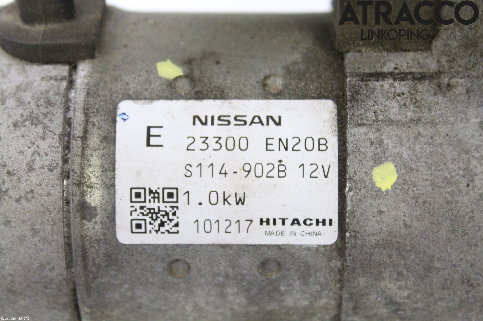 Nissan QASHQAI 10-14 Startmotor