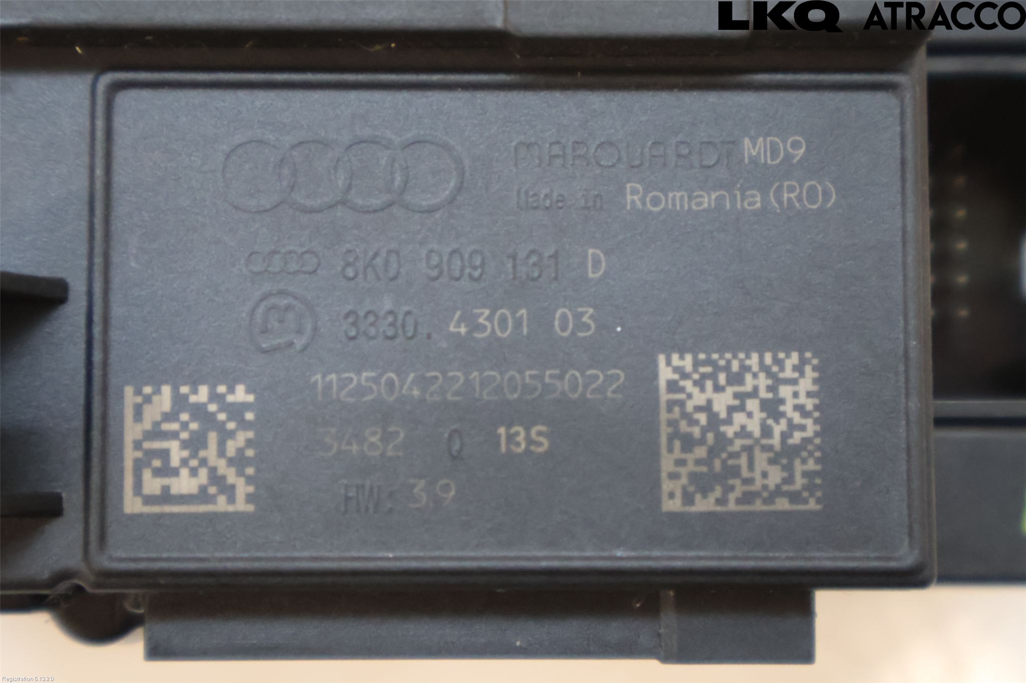 Audi A4 12-15 Rattlås-Tändlås Elektrisk