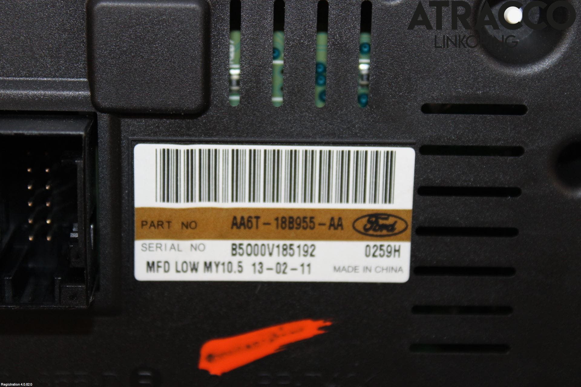 Ford FIESTA 09-12 Färddator