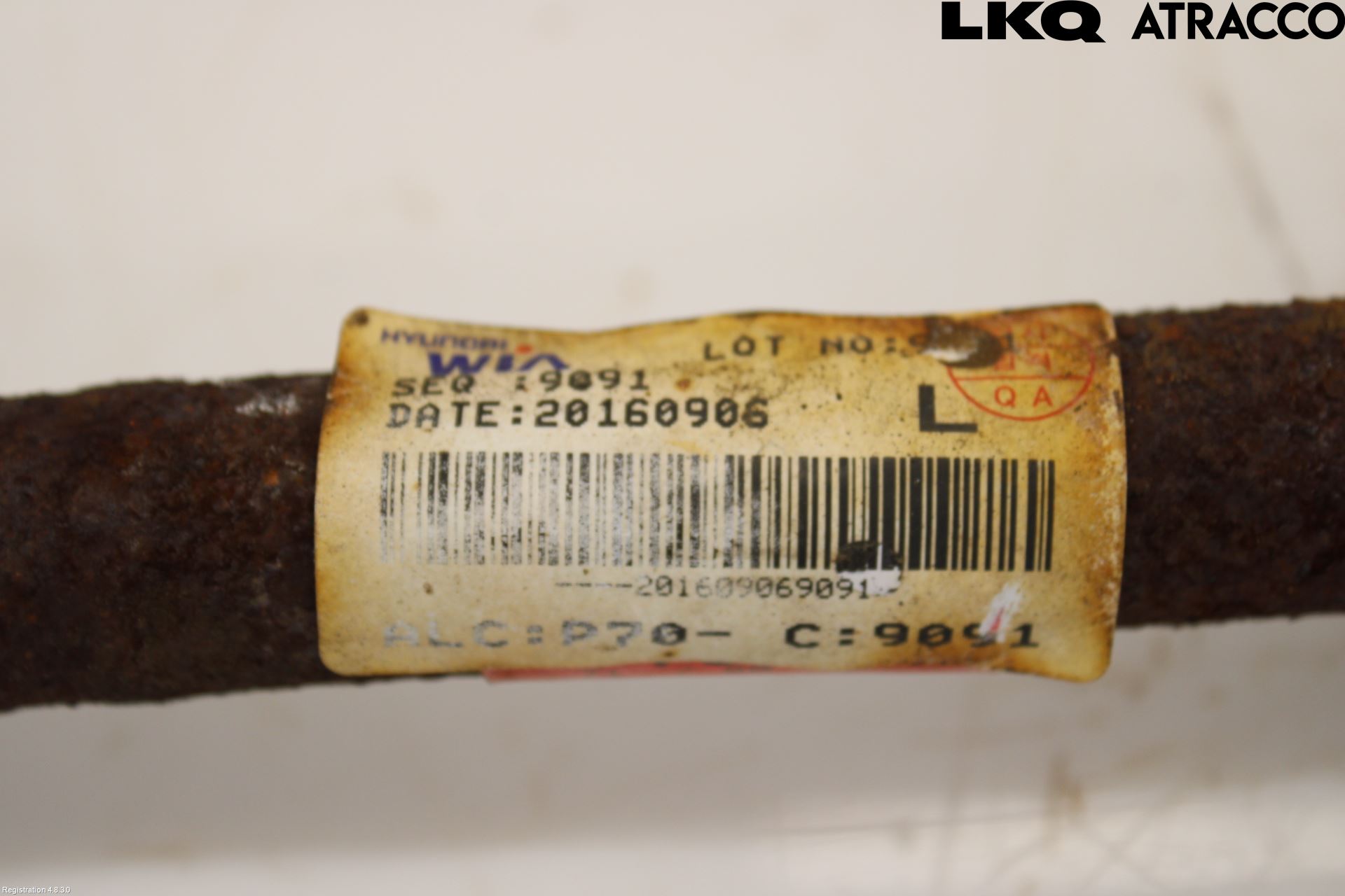 Kia SOUL 09- Drivaxel Fram Vänster