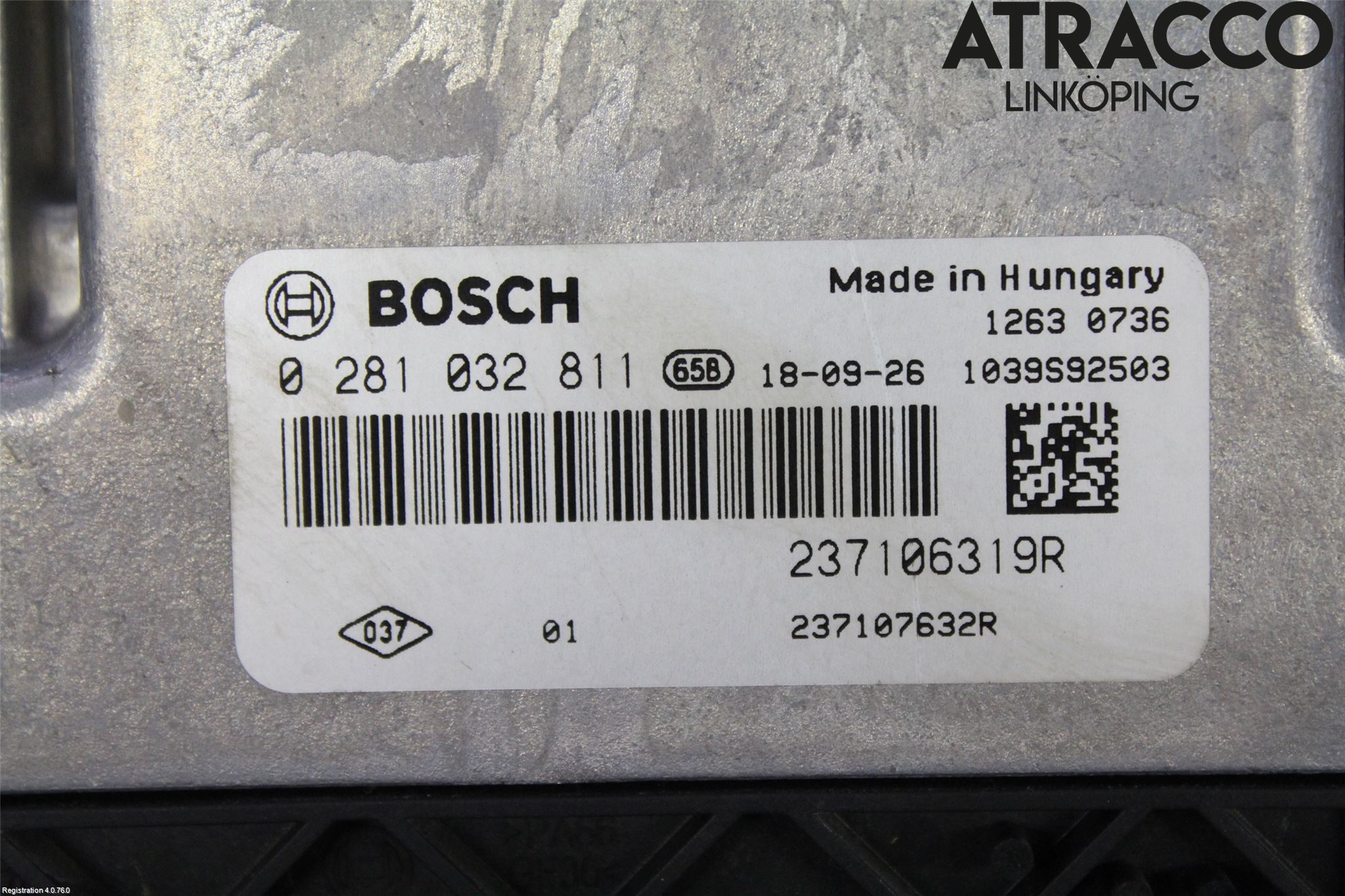 Dacia DOKKER 13- Styrenhet Insprut Bensin