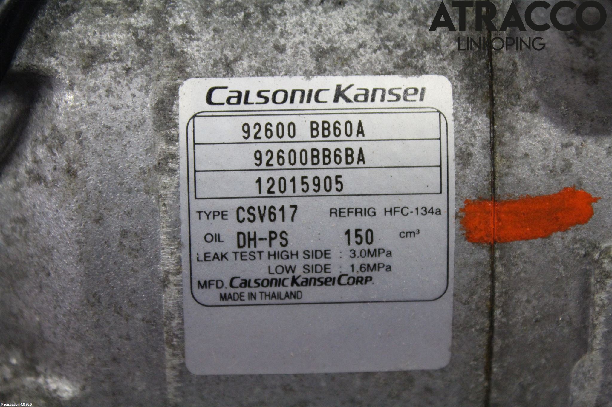 Nissan QASHQAI 10-14 Ac Kompressor