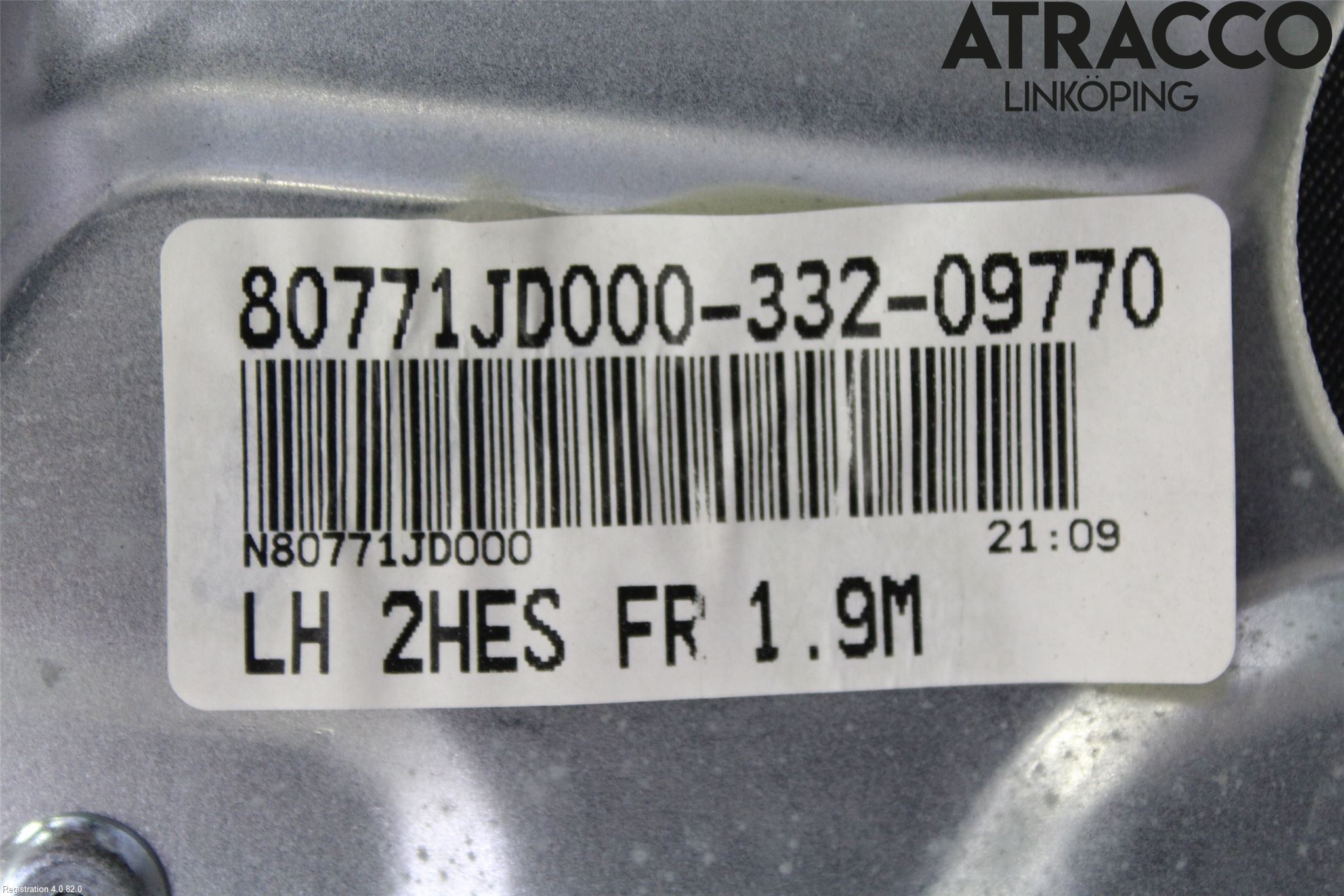 Nissan QASHQAI 10-14 Fönsterhiss El Kompl