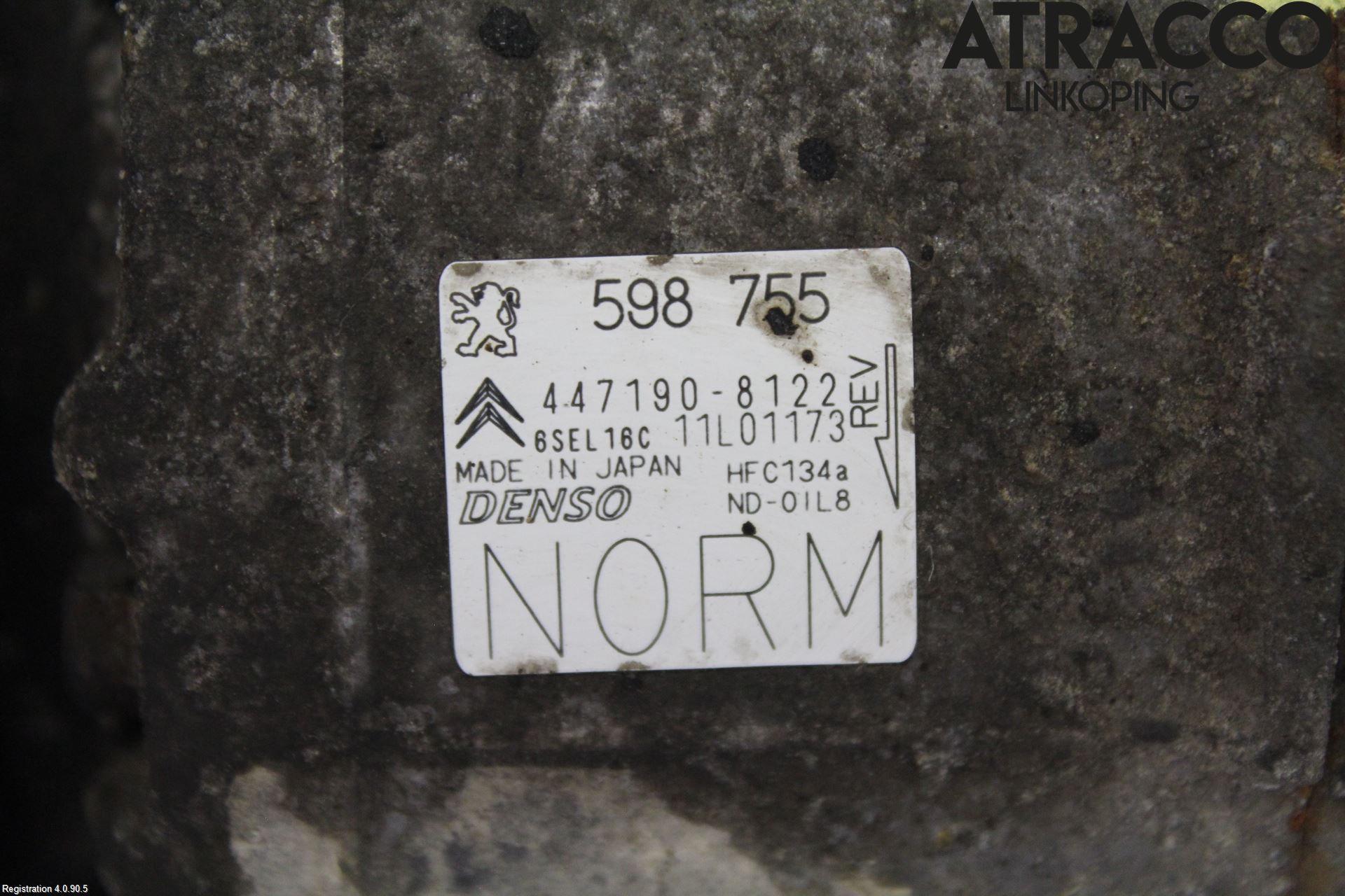 Peugeot 3008 09-16 Ac Kompressor