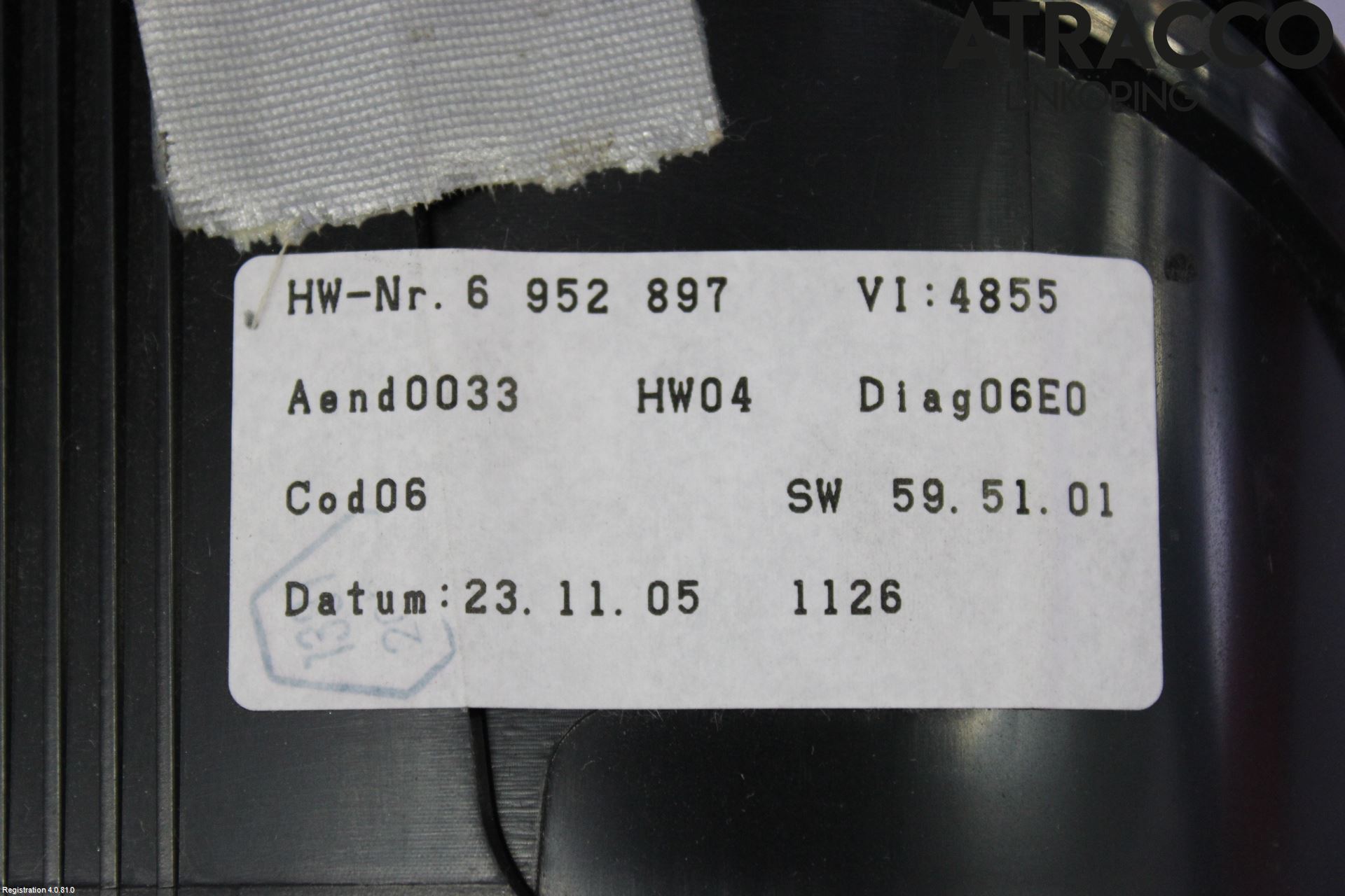 BMW 5 E60/61 Sed/Tou 02-10 Instrument Komb