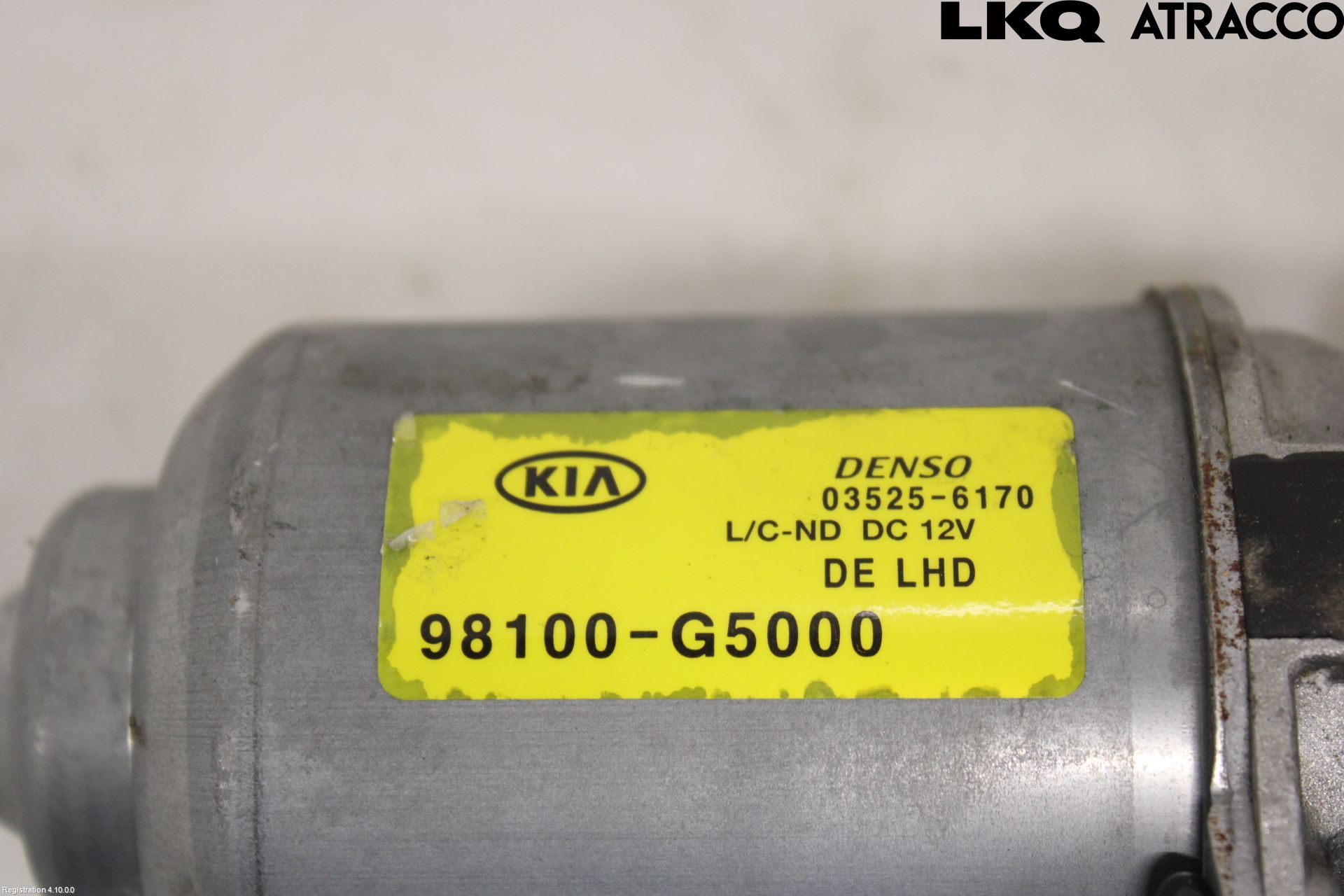 Kia NIRO (DE) 17-22 Torkarmotor Vindruta