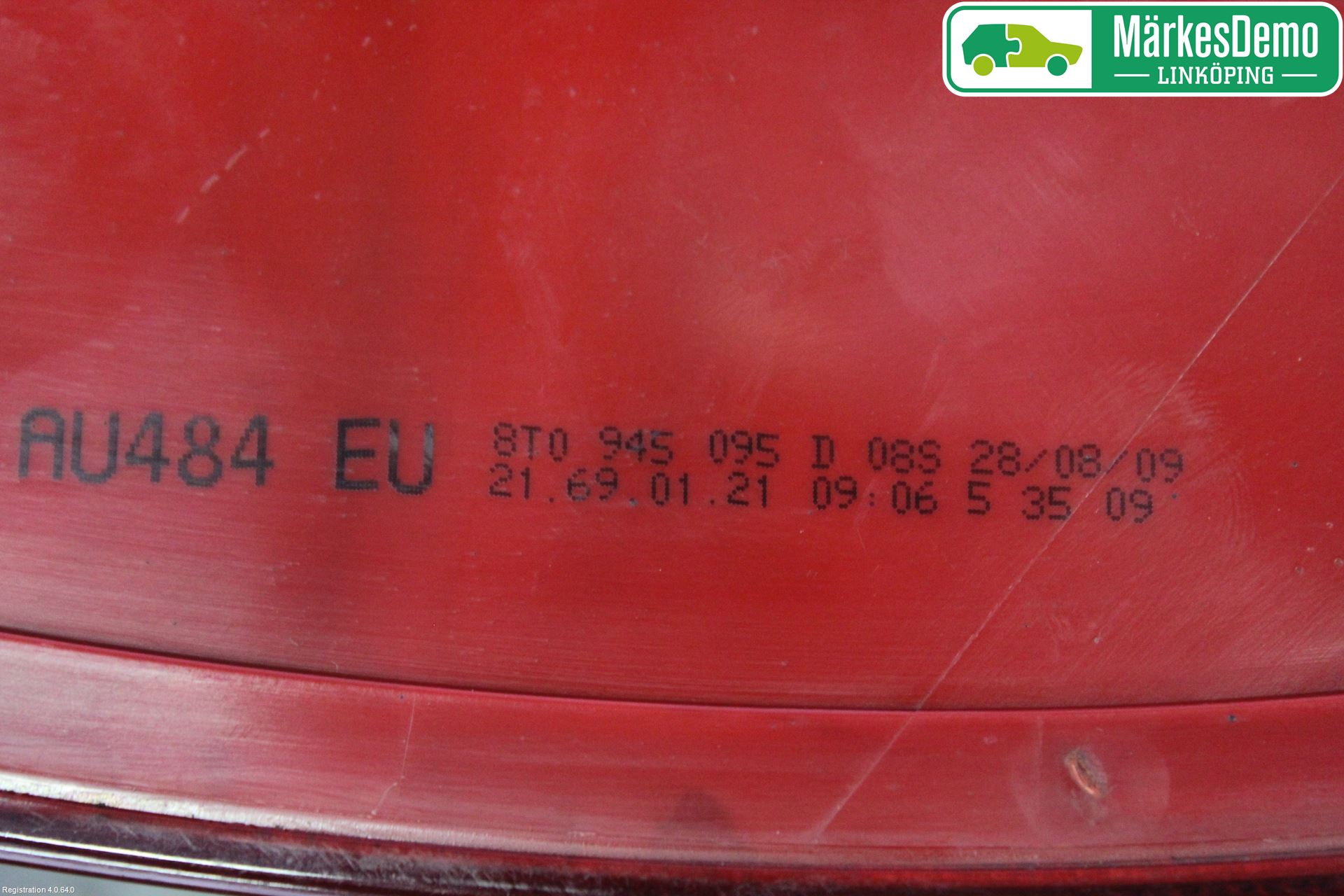 Audi A5 07-16 Bakljus Vänster