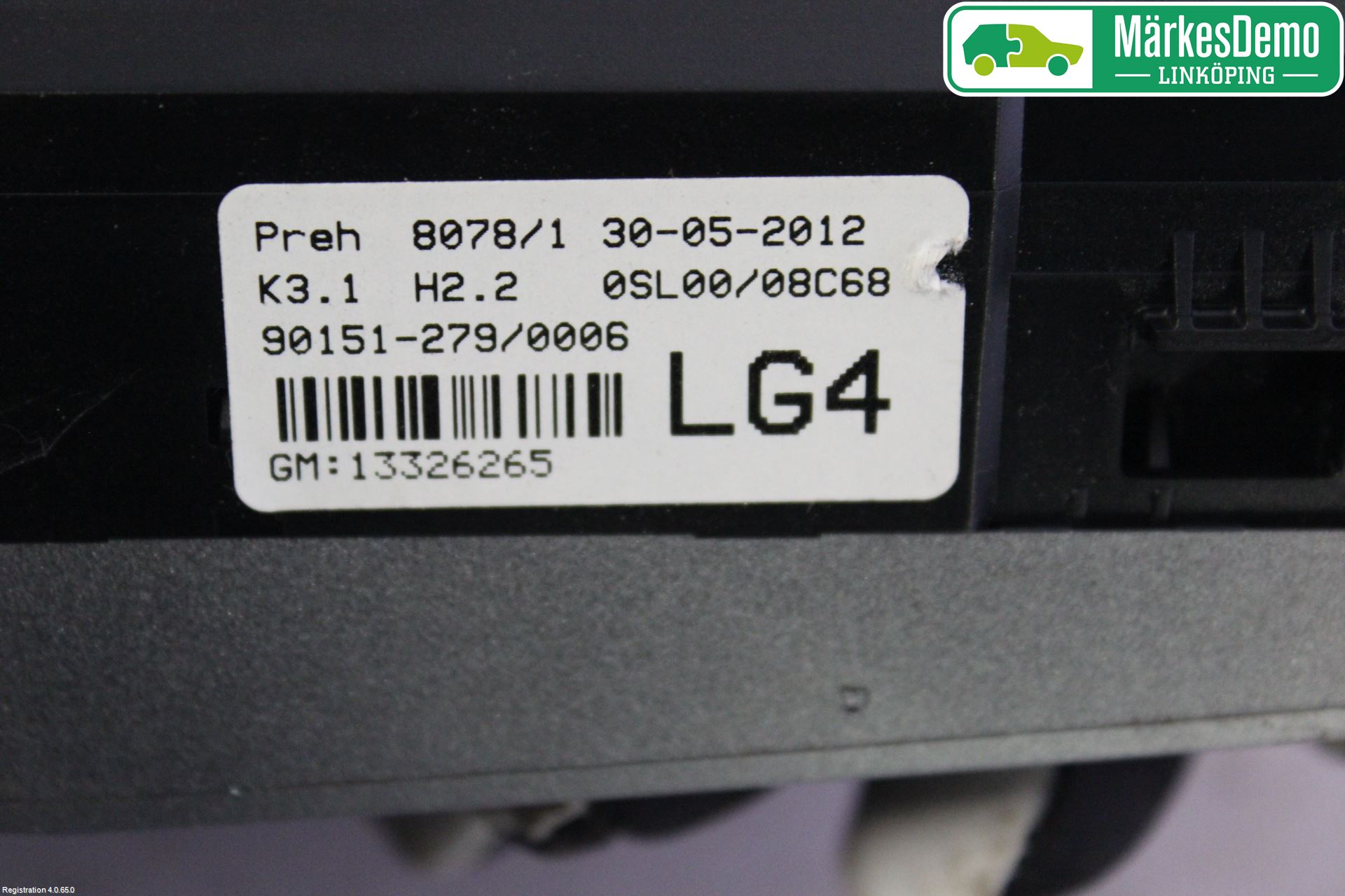 Opel CORSA D 07-14 Ac Styrenhet Ac Manöveren