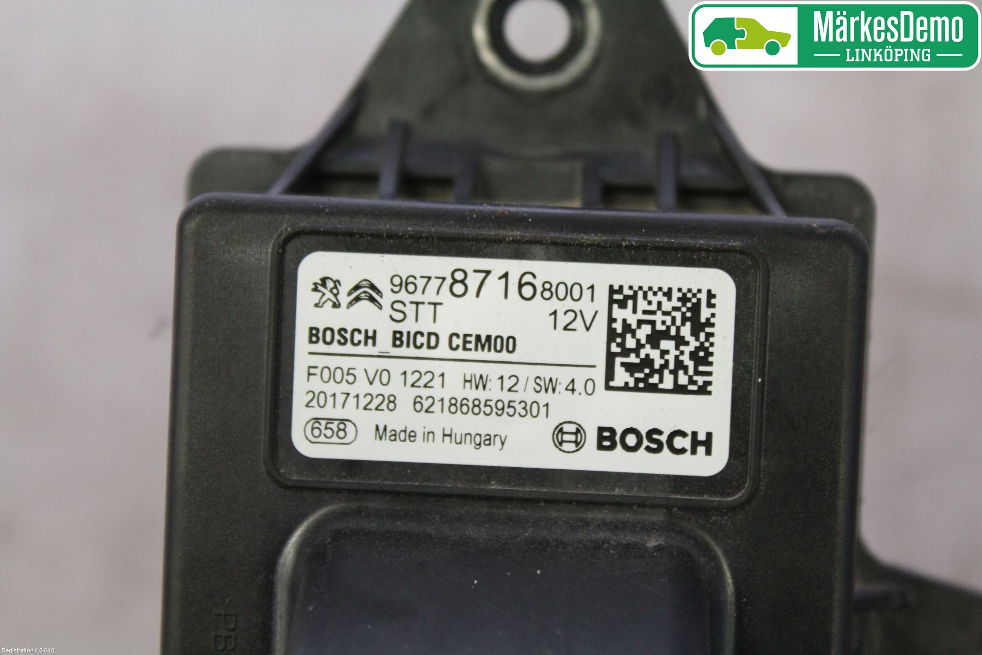 Peugeot PARTNER 16-18 Relä Start