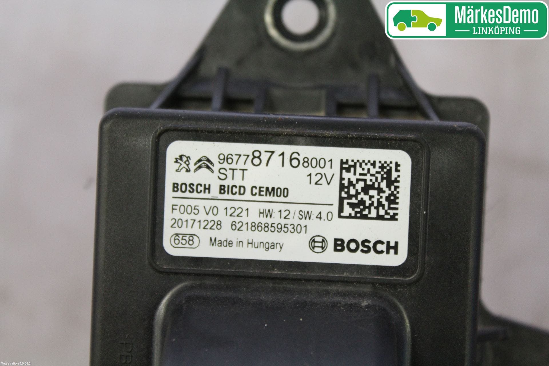 Peugeot PARTNER 16-18 Relä Start