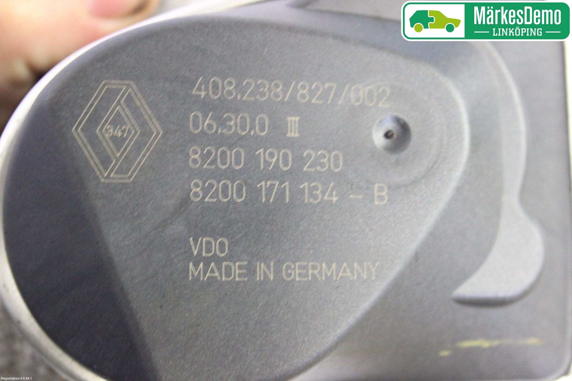 Renault MÉGANE II  06-08 Injspjällhus