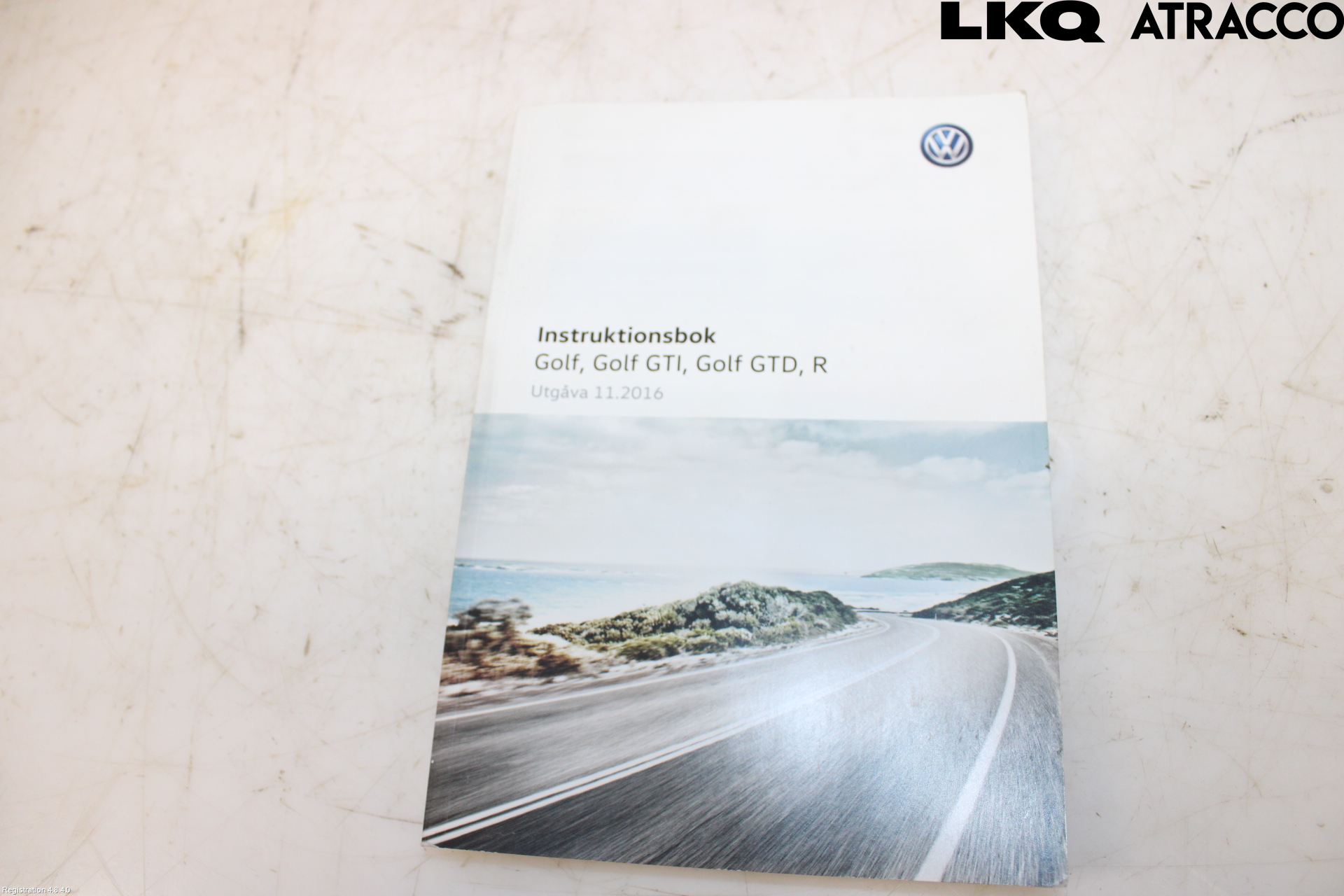 Volkswagen VW GOLF / E-GOLF VII 13-20 Instruktionsbok