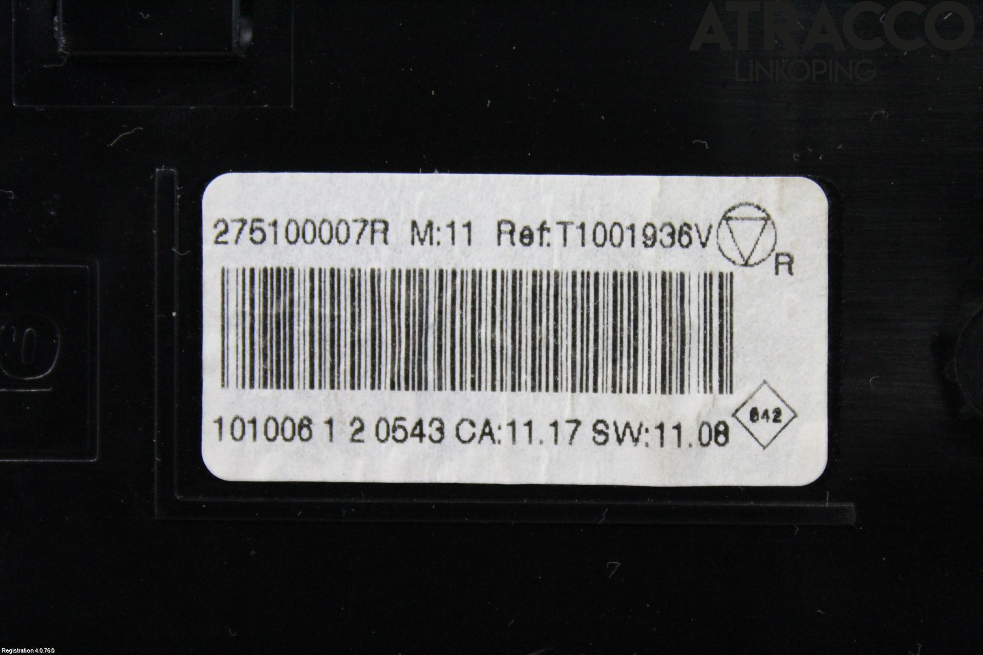 Renault MEGANE III 09-15 Ac Styrenhet Ac Manöveren