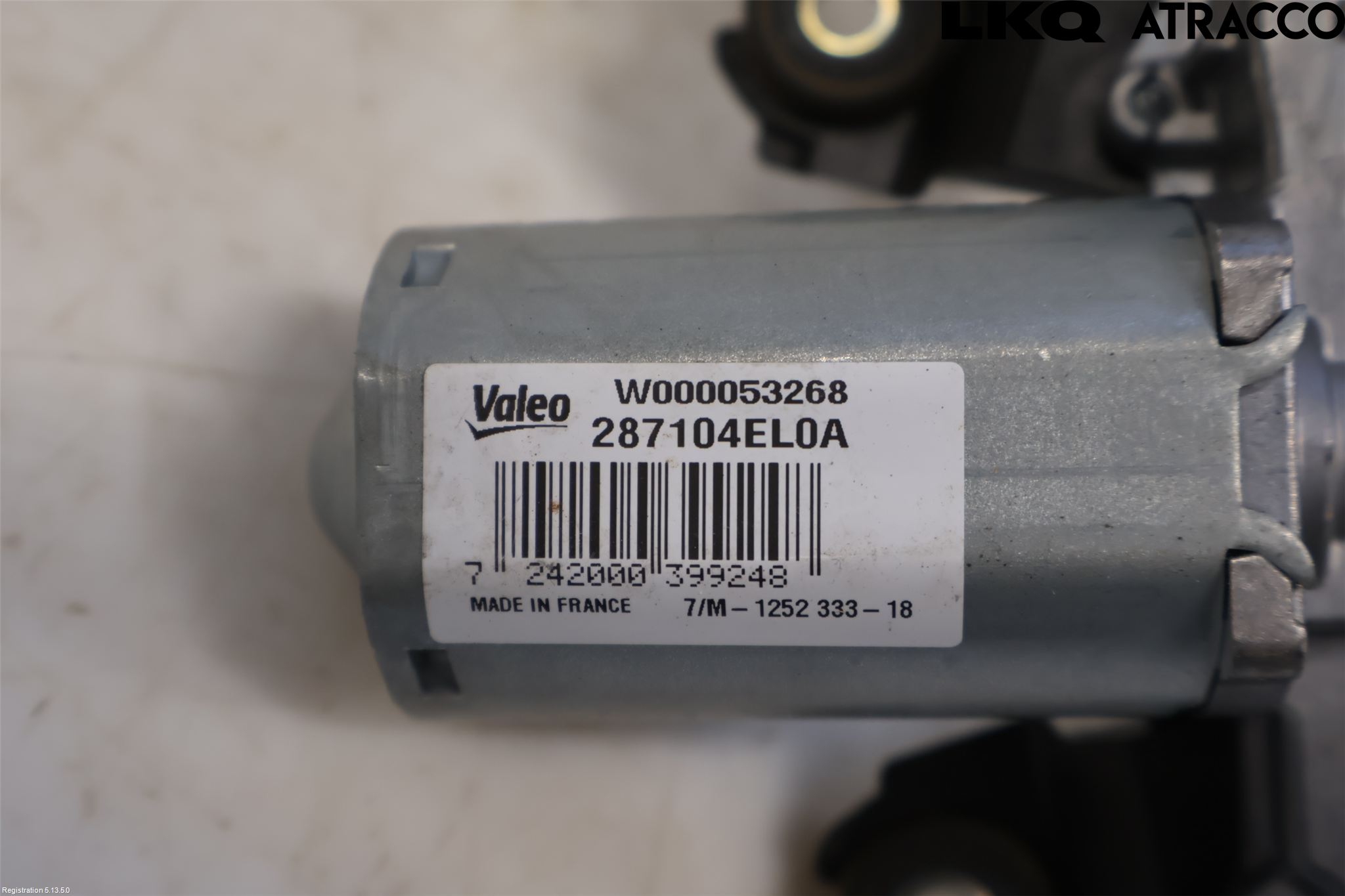 Nissan QASHQAI 17-21 Torkarmotor Baklucka