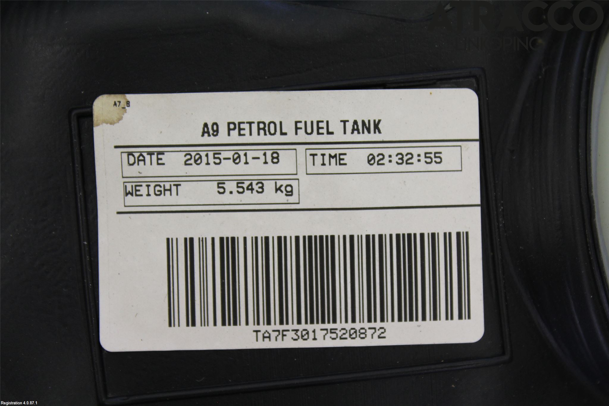 Peugeot 208 12-15 Bränsletank