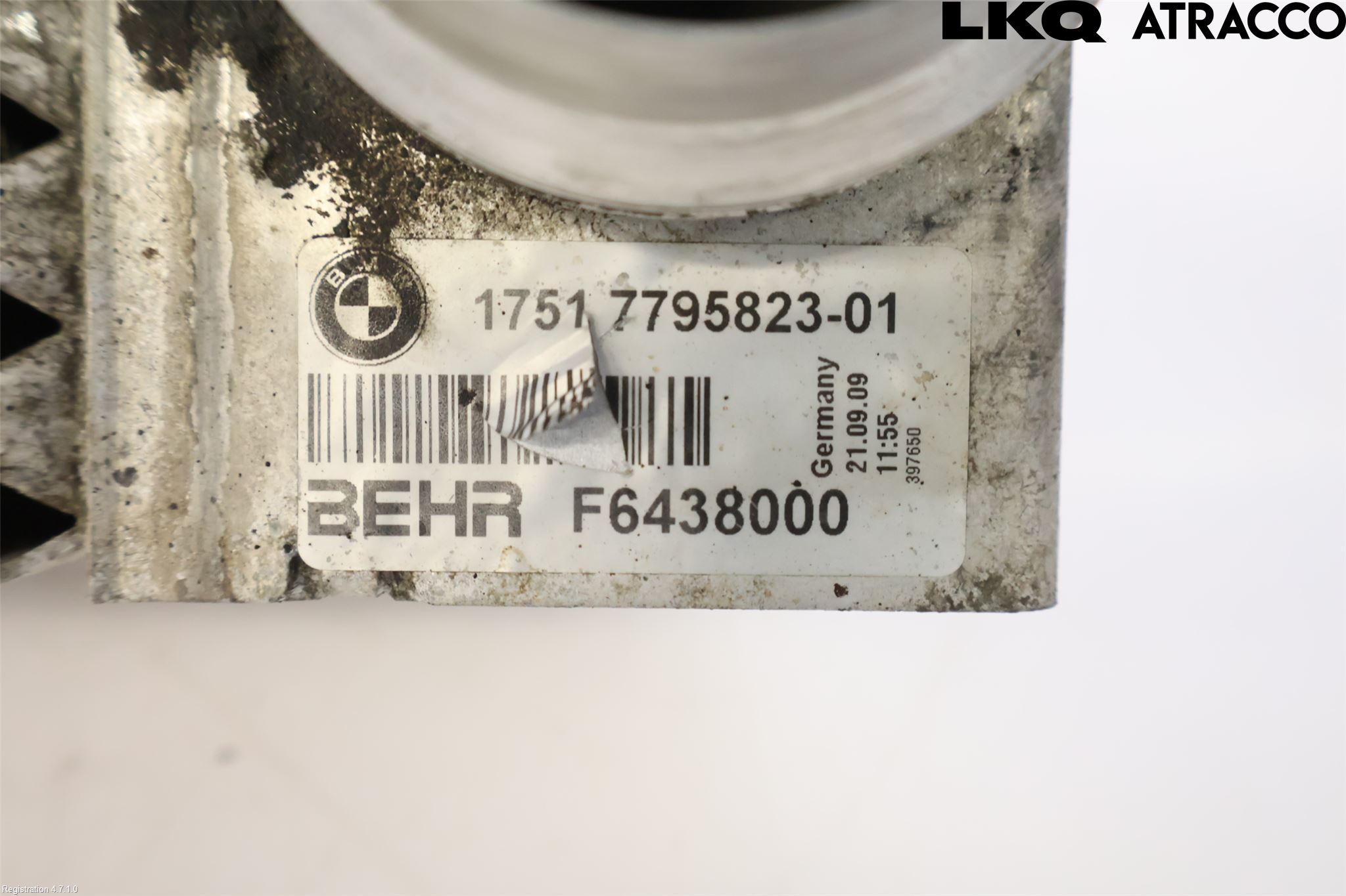 BMW 5 E60/61 Sed/Tou 02-10 Laddluft-Intercooler Kyl